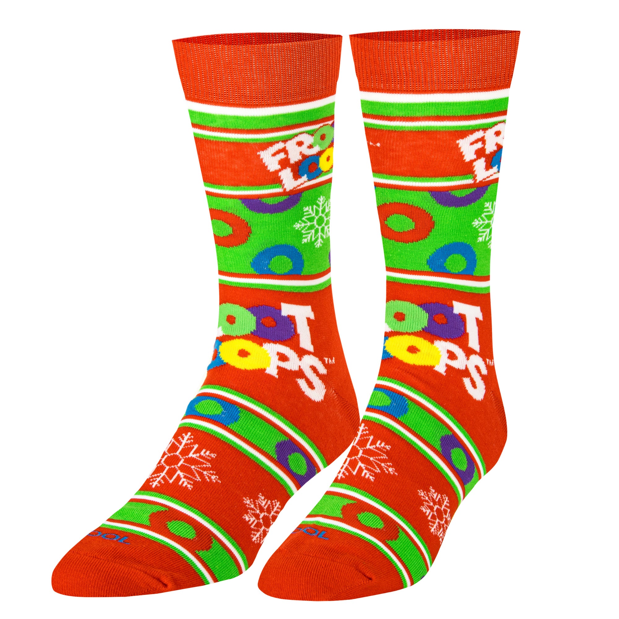 Froot Loops Christmas Men's Crew Socks