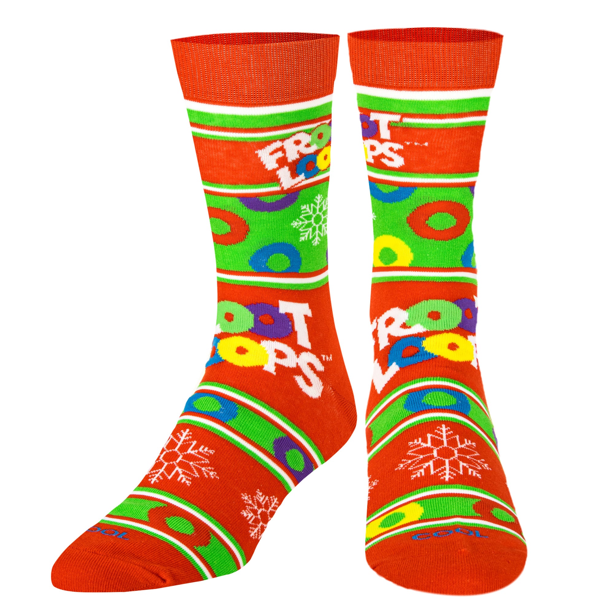 Froot Loops Christmas Men's Crew Socks