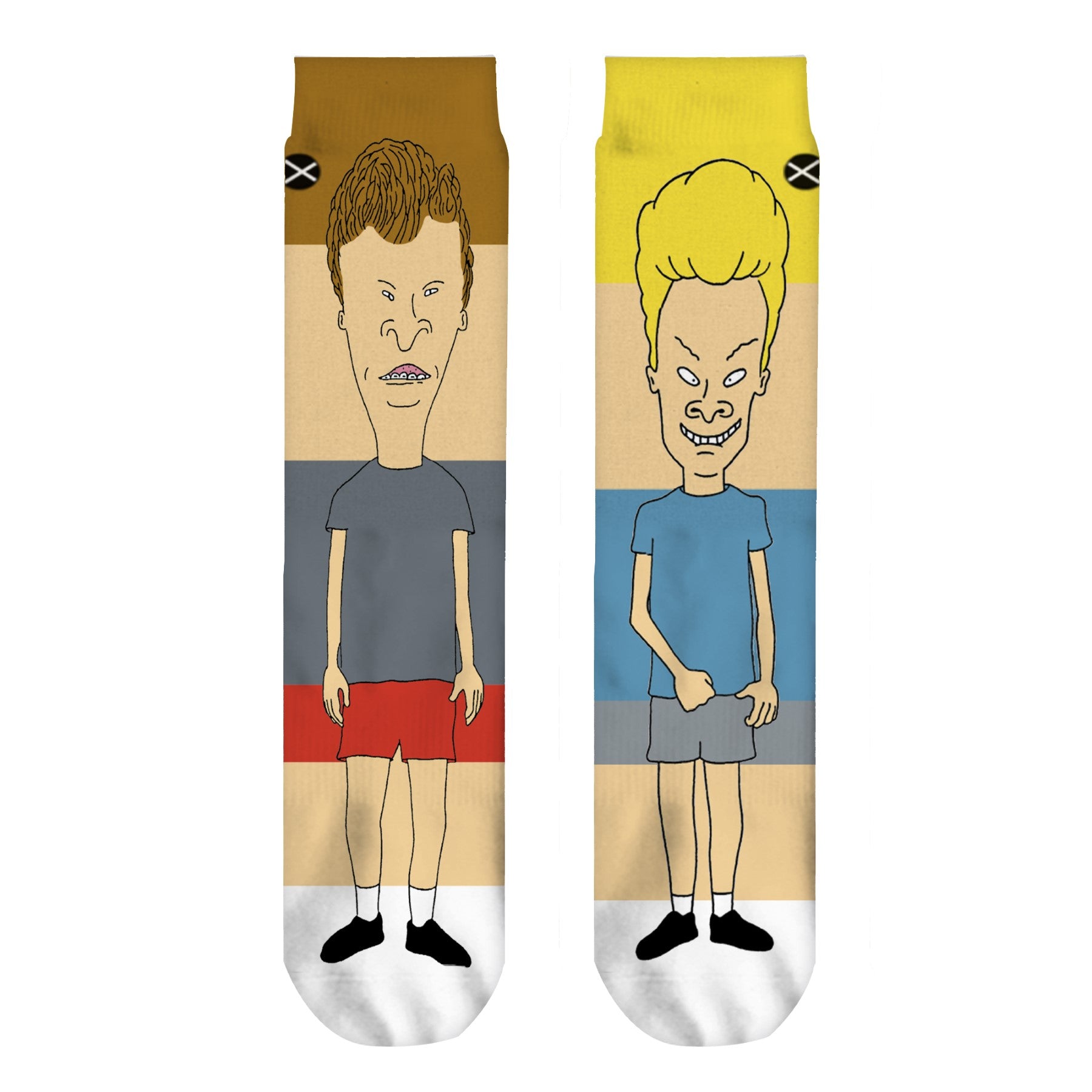 Beavis and Butt-Head 360 Men's Crew Socks