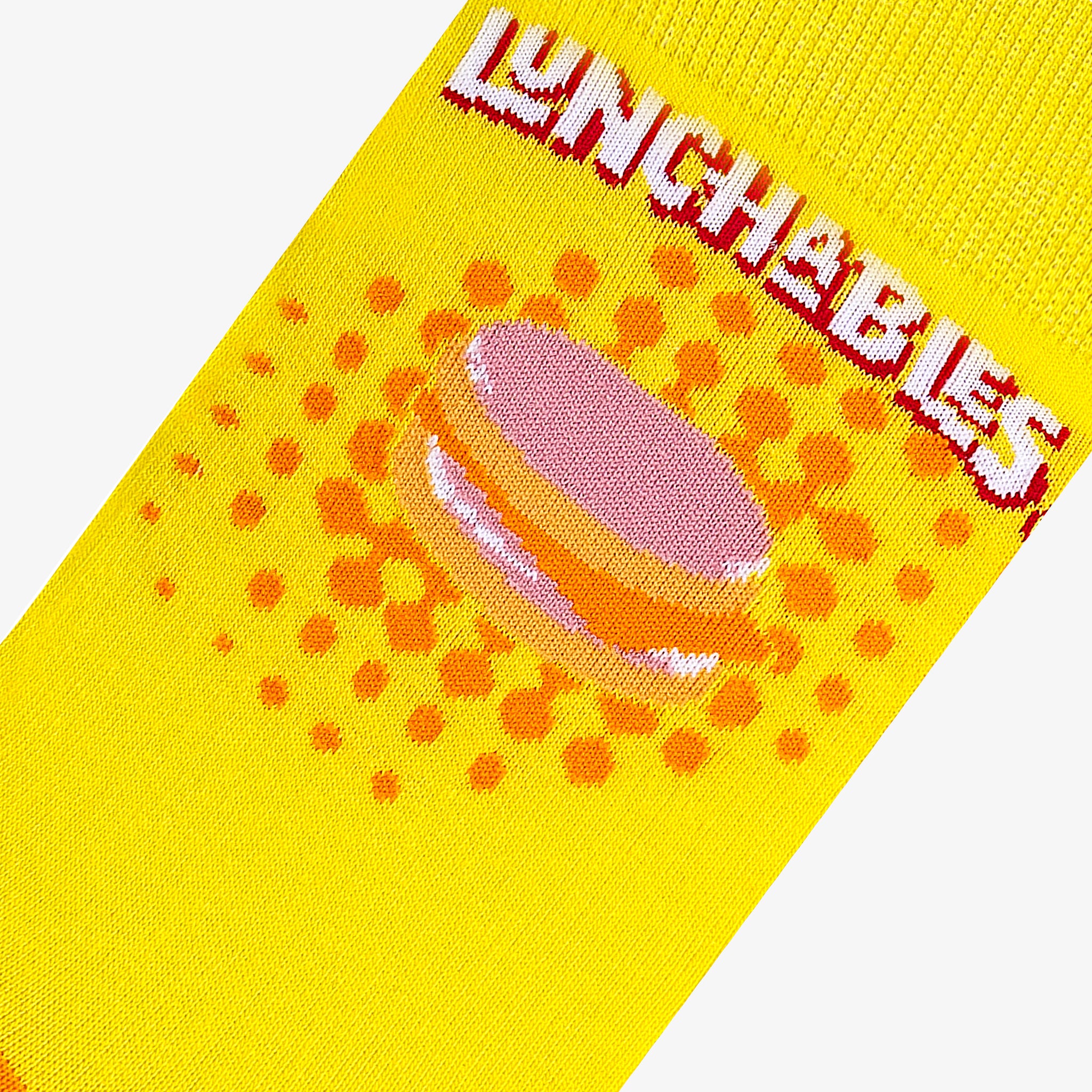 Lunchables Yellow Men's Crew Socks