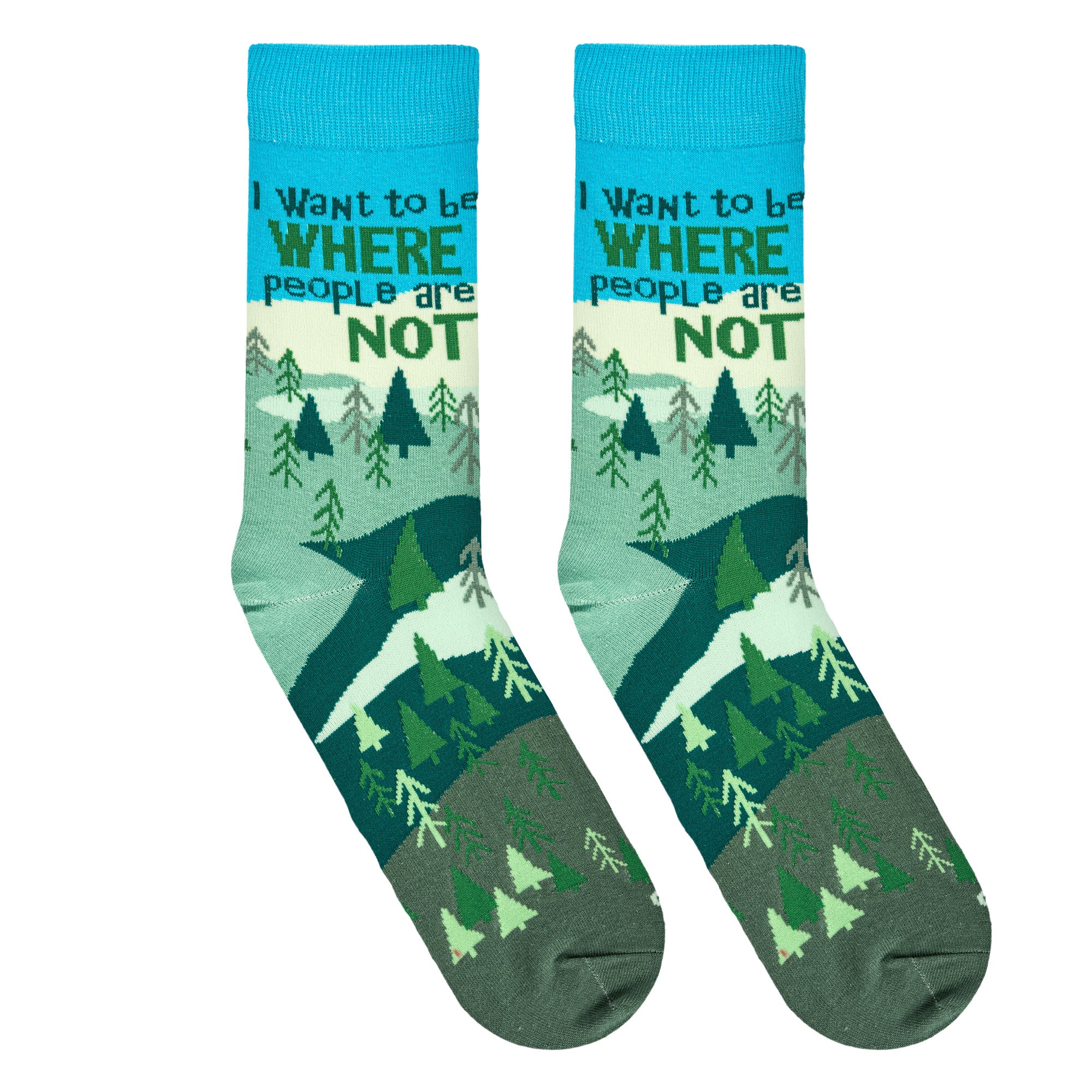 Where People Are Not Men's Crew Socks