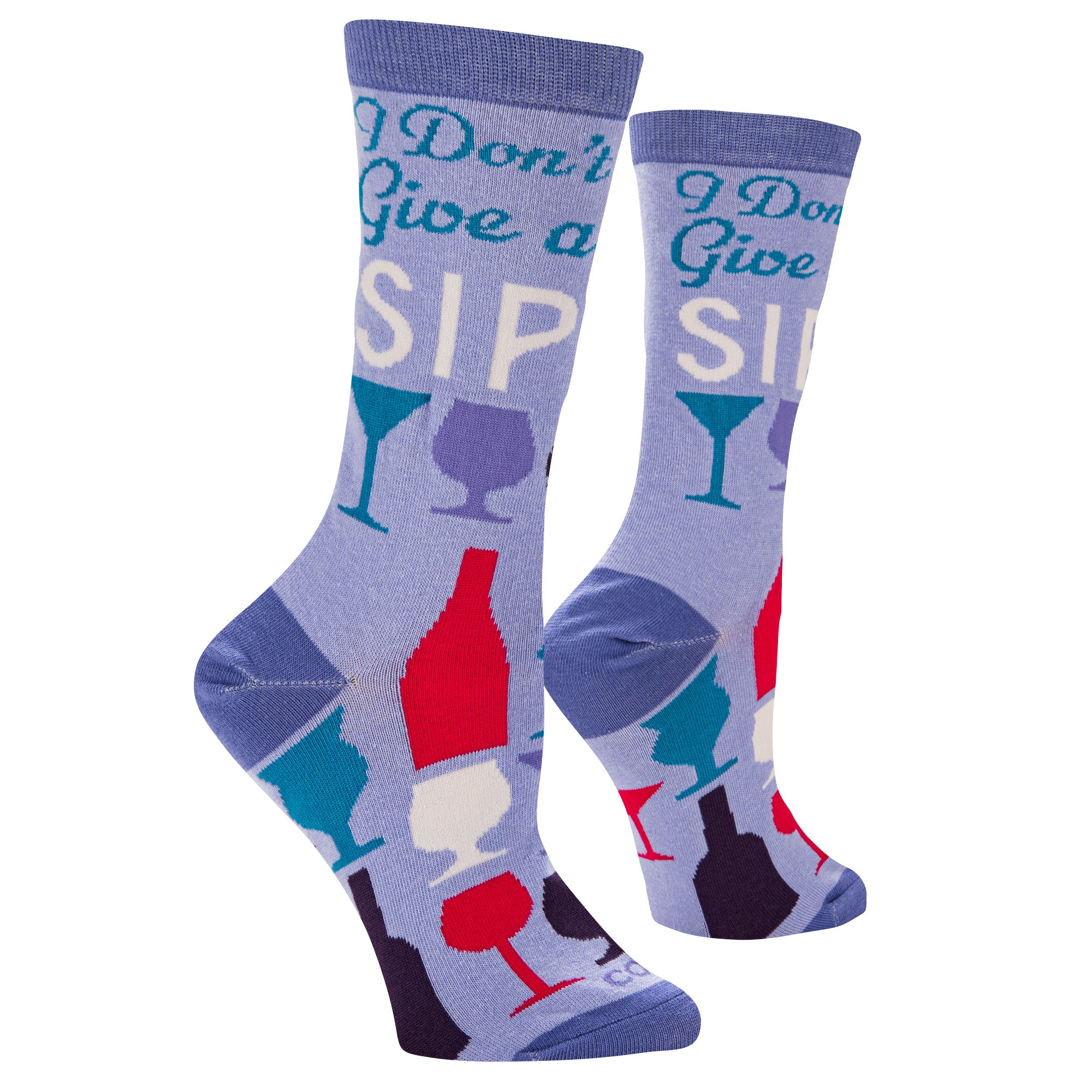 Don't Give A Sip Women's Crew Socks