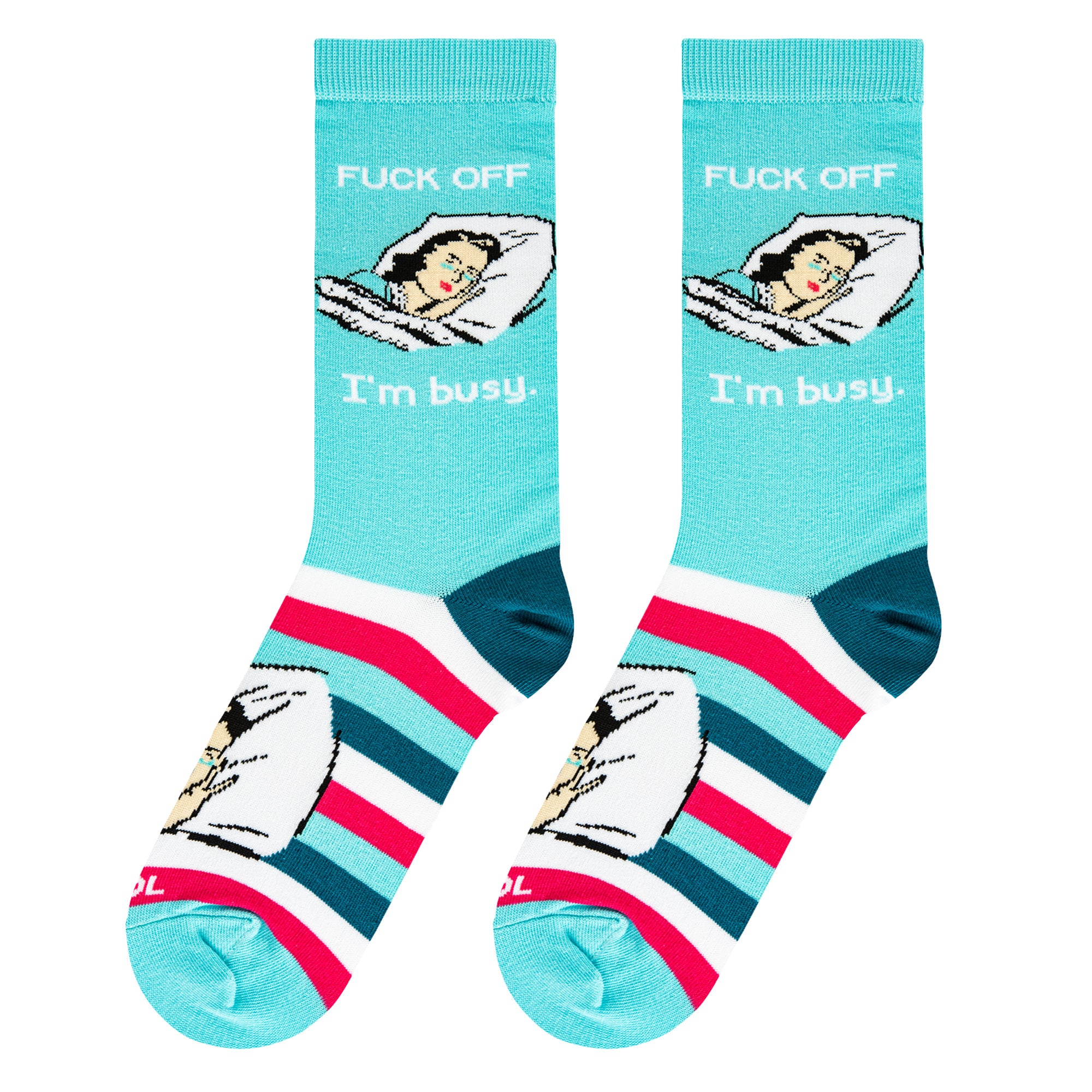 Fuck Off Im Busy Women's Crew Socks