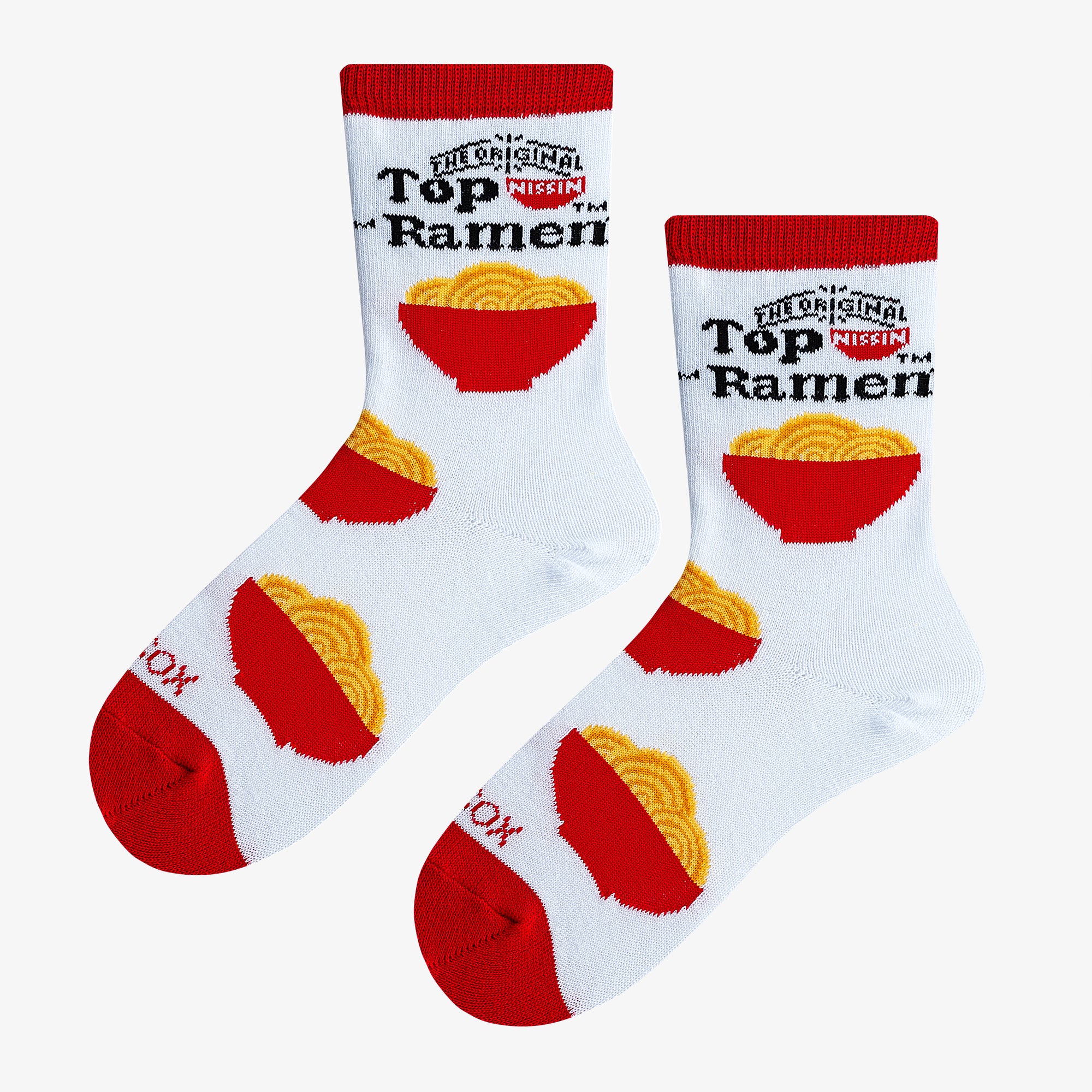 Top Ramen Bowls Big Kids Crew Socks