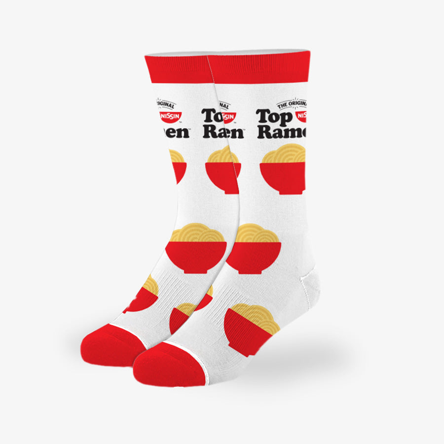 Top Ramen Bowls Big Kids Crew Socks