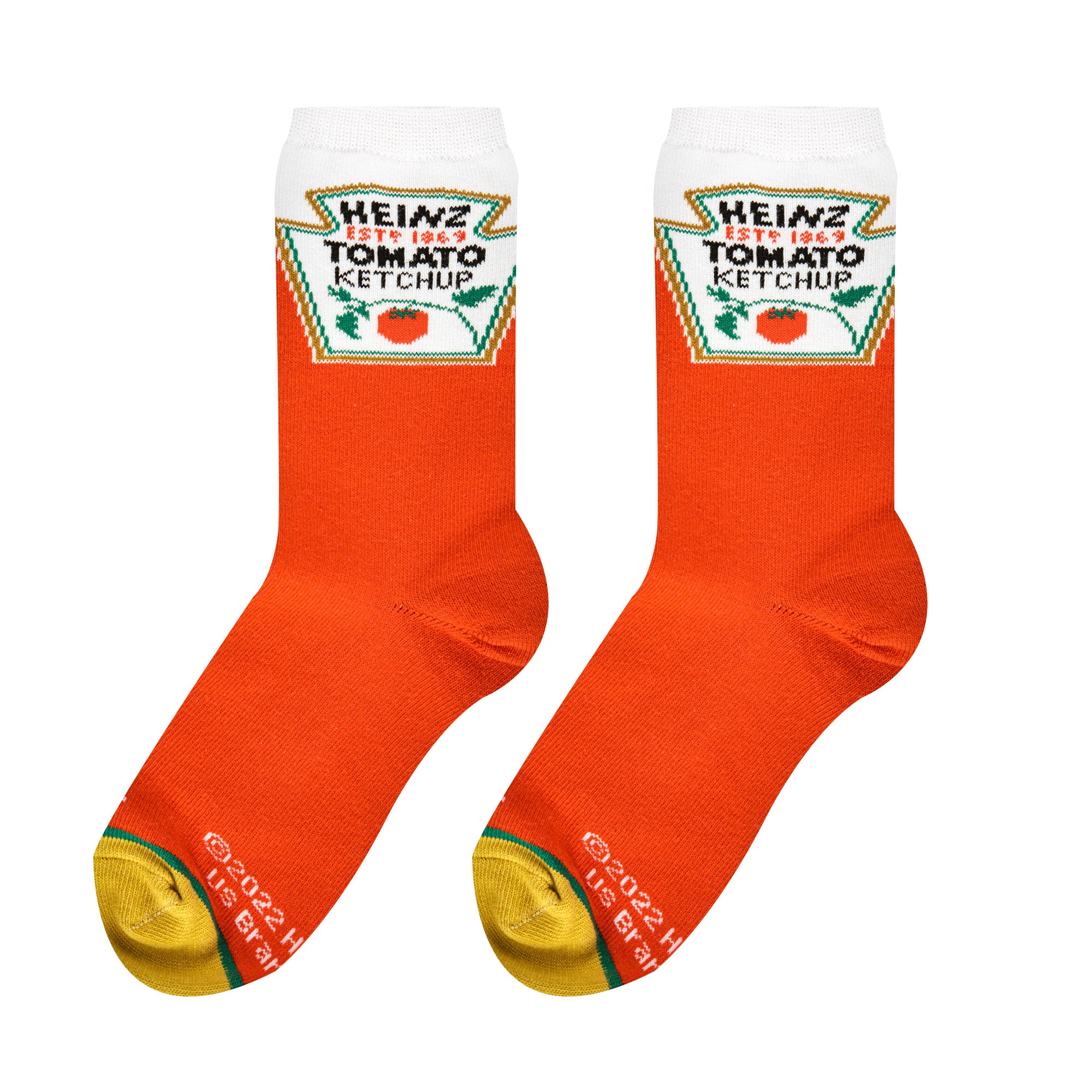 Heinz Ketchup Big Kids Crew Socks