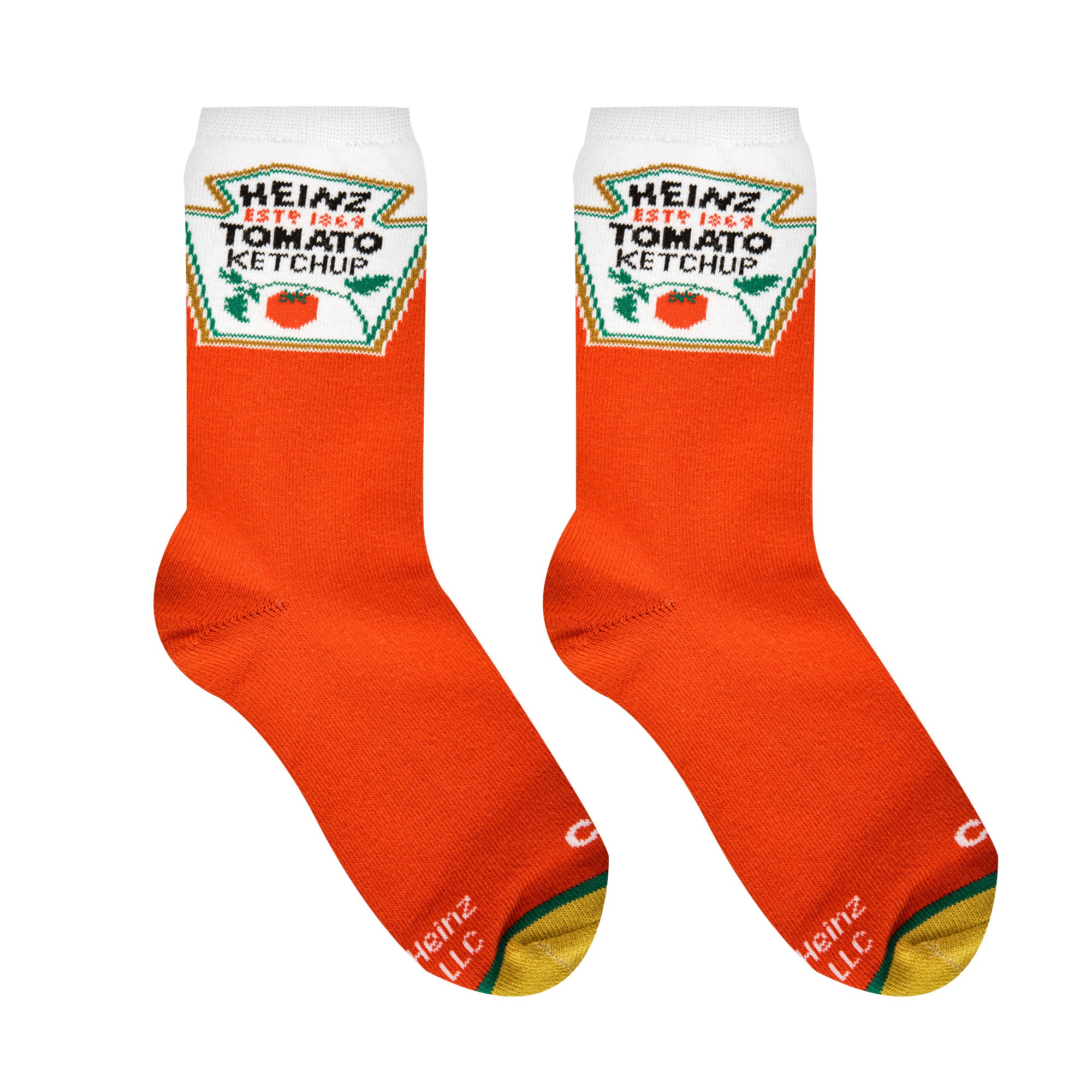 Heinz Ketchup Big Kids Crew Socks