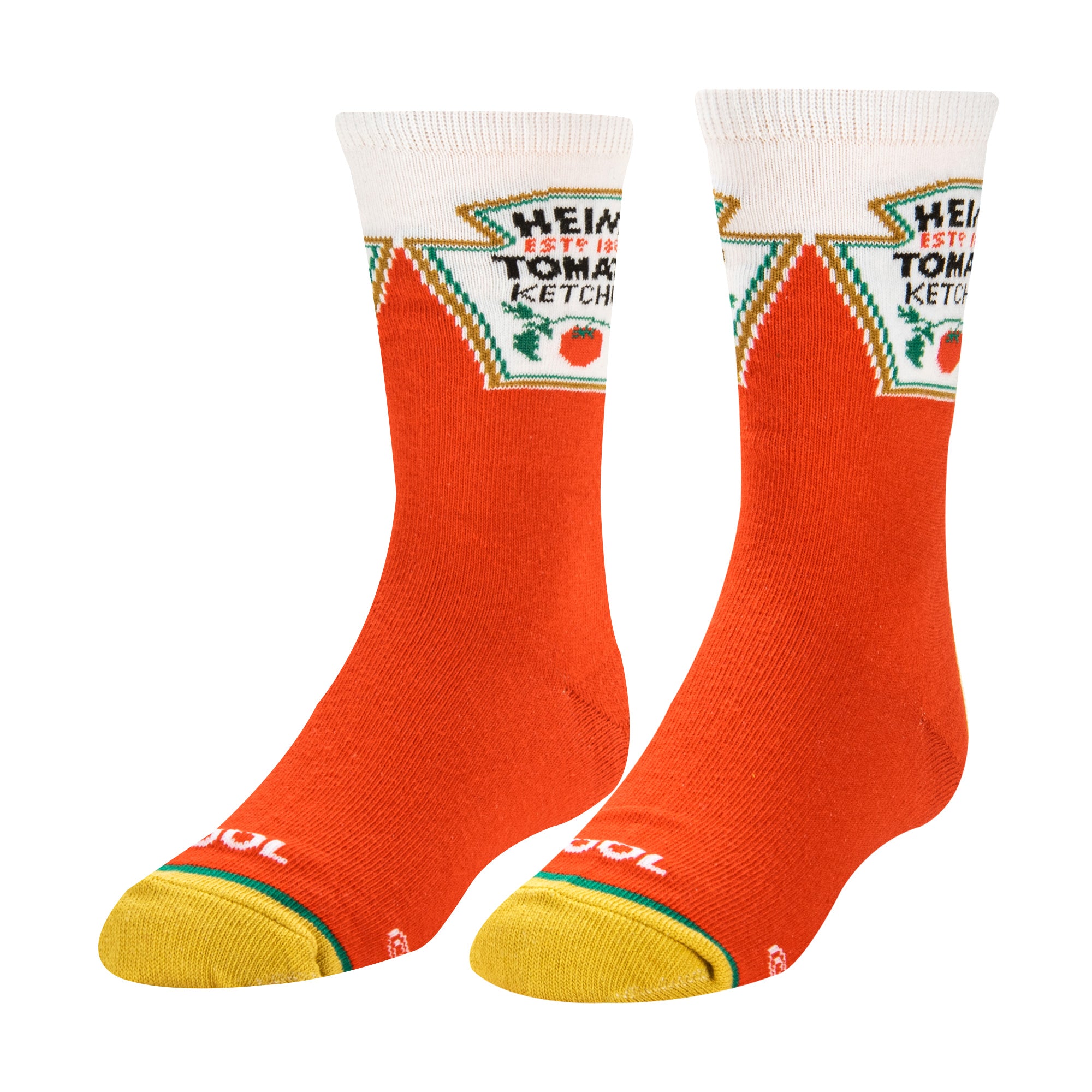 Heinz Ketchup Big Kids Crew Socks