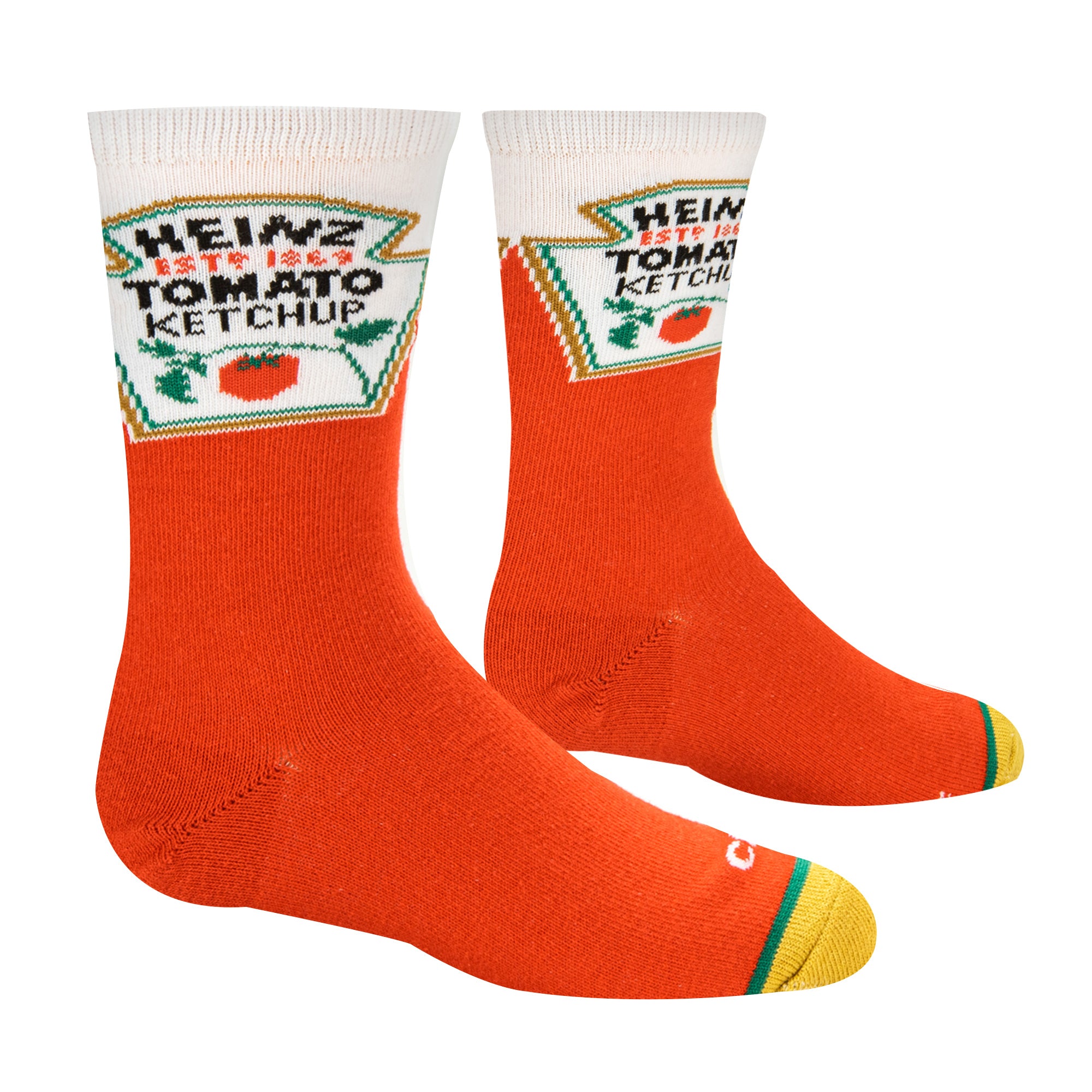 Heinz Ketchup Big Kids Crew Socks