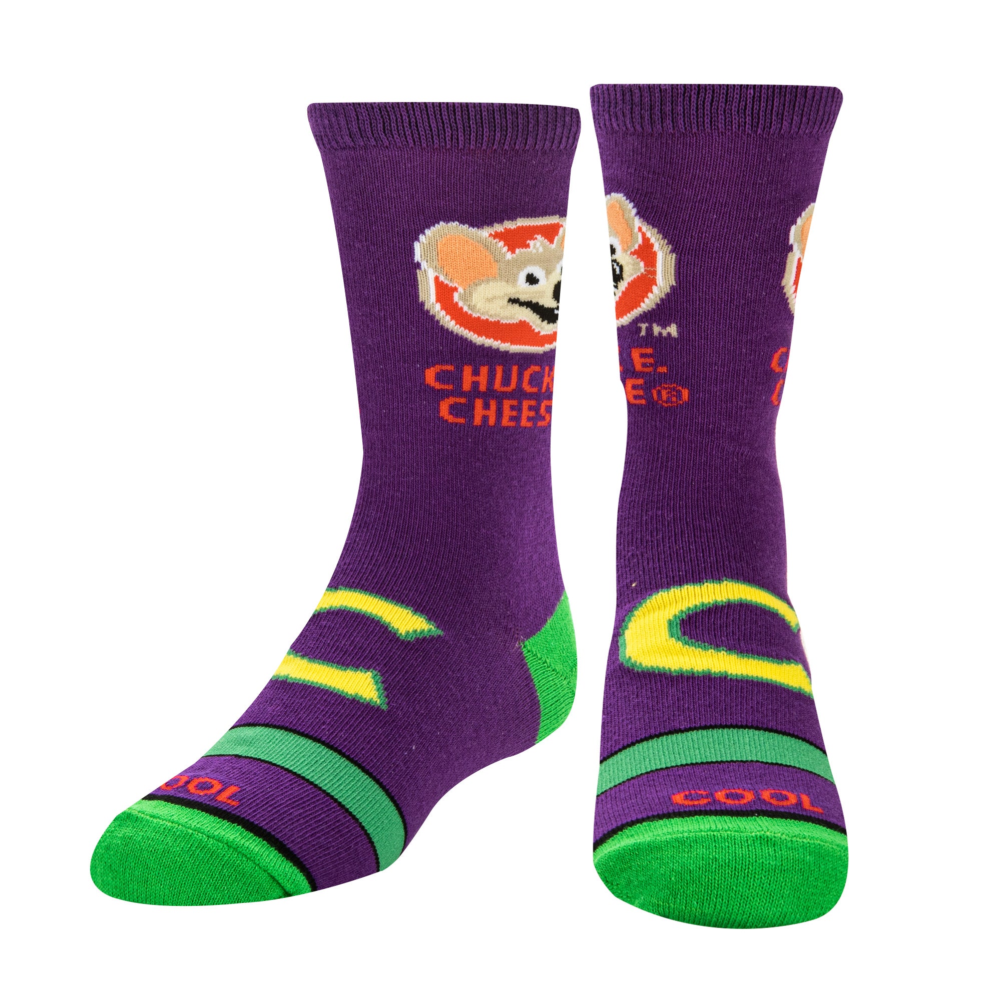 Chuck E. Cheese Big Kids Crew Socks