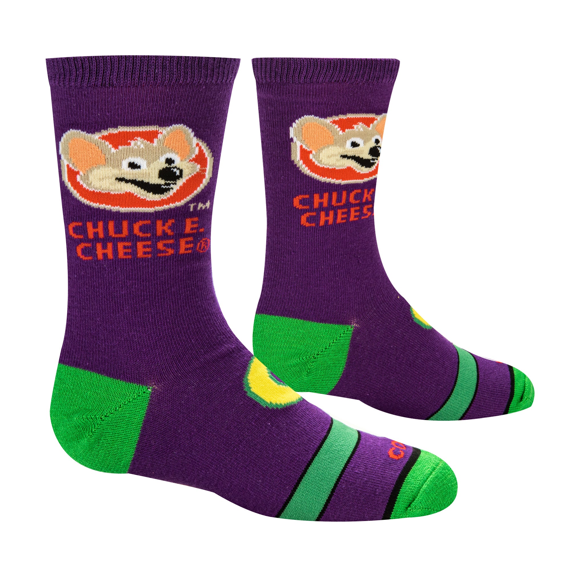 Chuck E. Cheese Big Kids Crew Socks