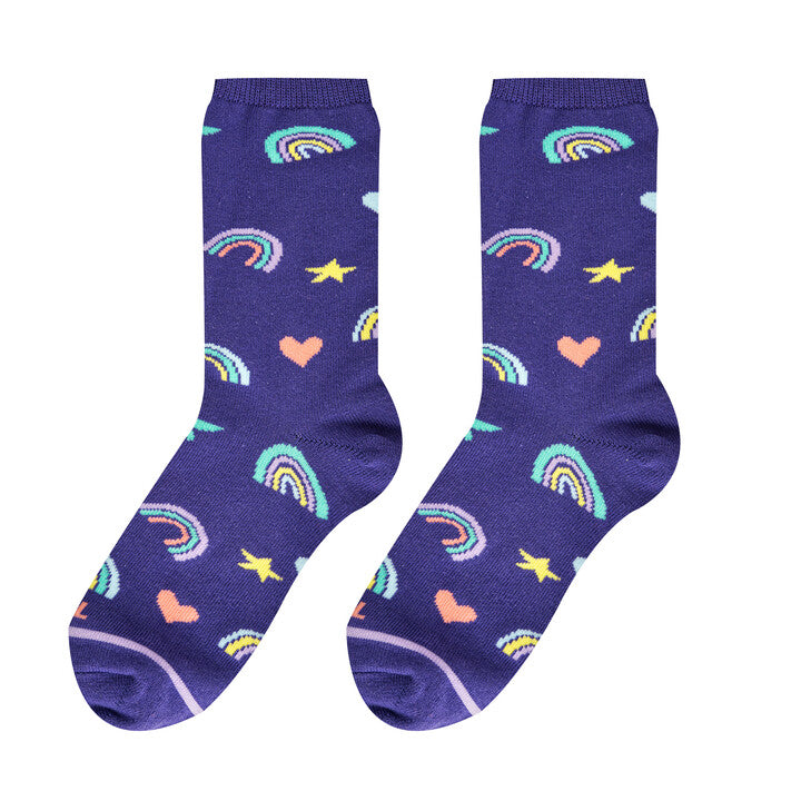 Rainbows Big Kids Crew Socks