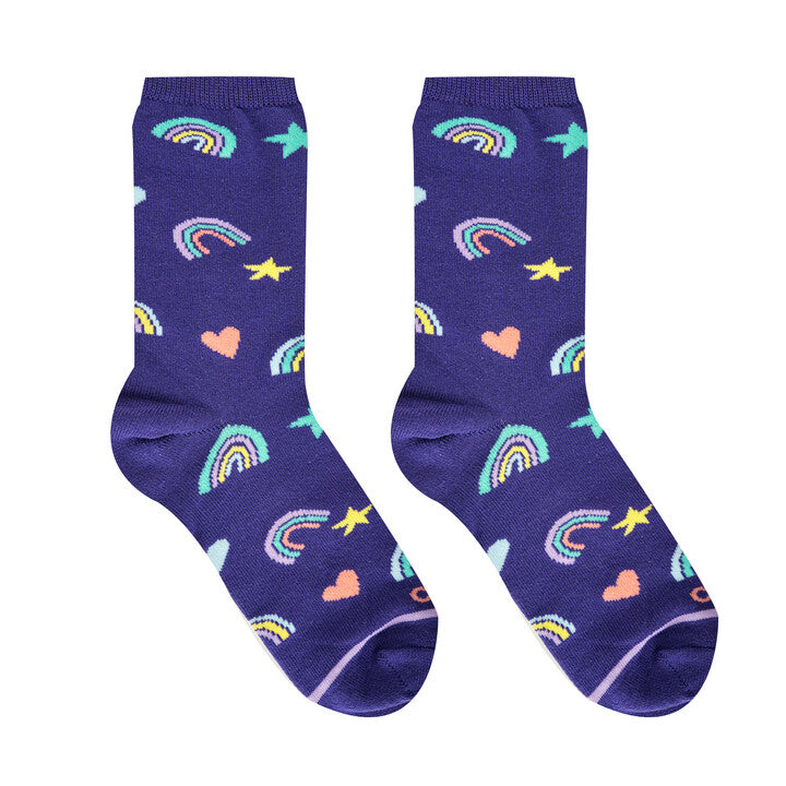 Rainbows Big Kids Crew Socks