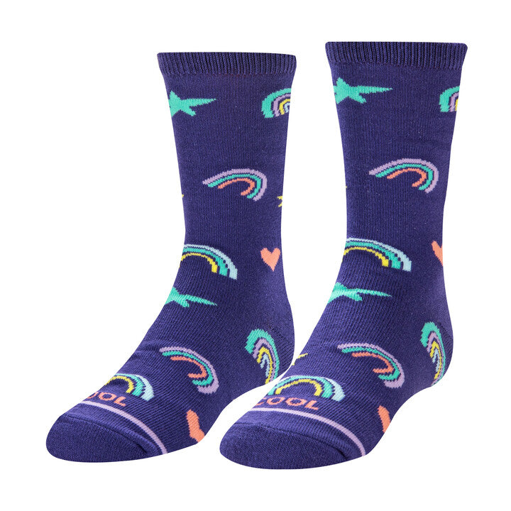 Rainbows Big Kids Crew Socks
