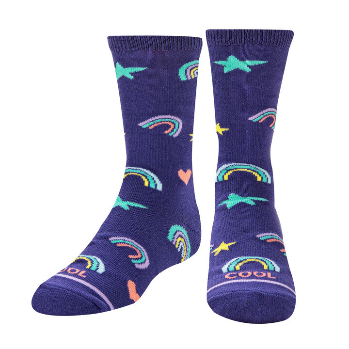 Rainbows Big Kids Crew Socks