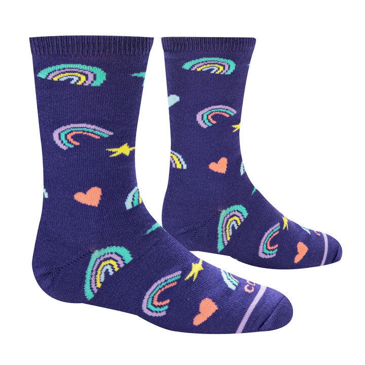 Rainbows Big Kids Crew Socks