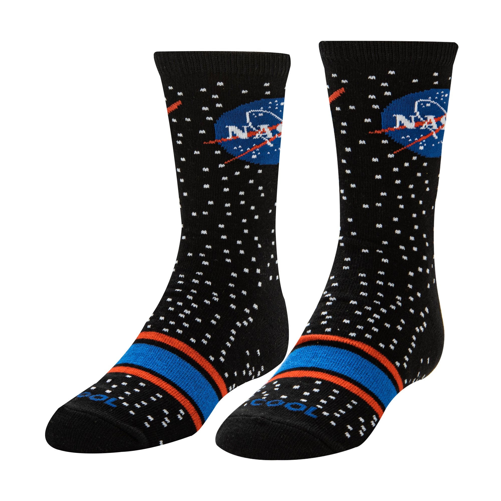 Nasa Stars Big Kids Crew Socks