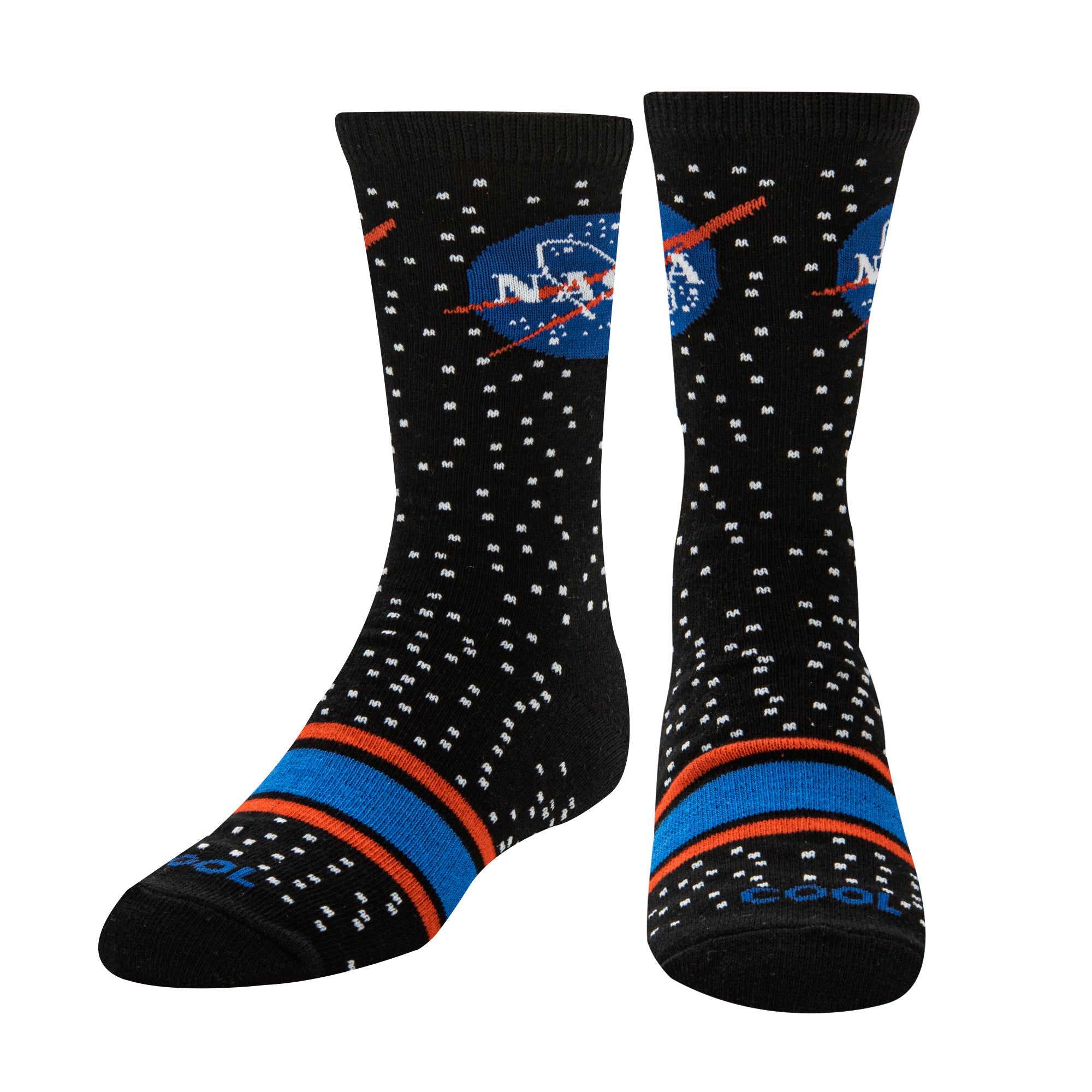 Nasa Stars Big Kids Crew Socks