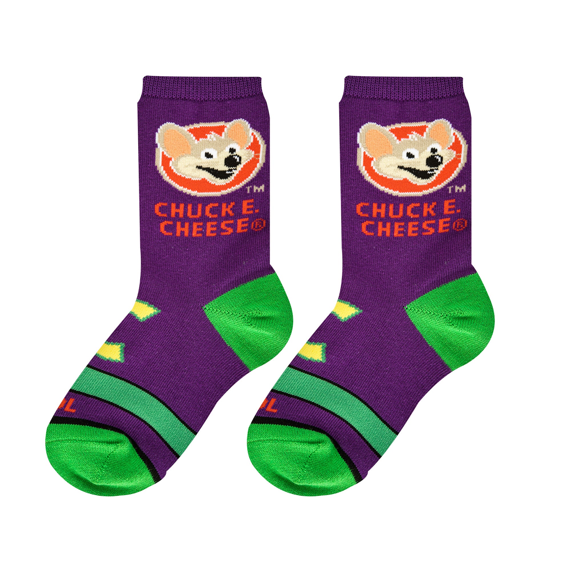 Chuck E. Cheese Little Kids Crew Socks