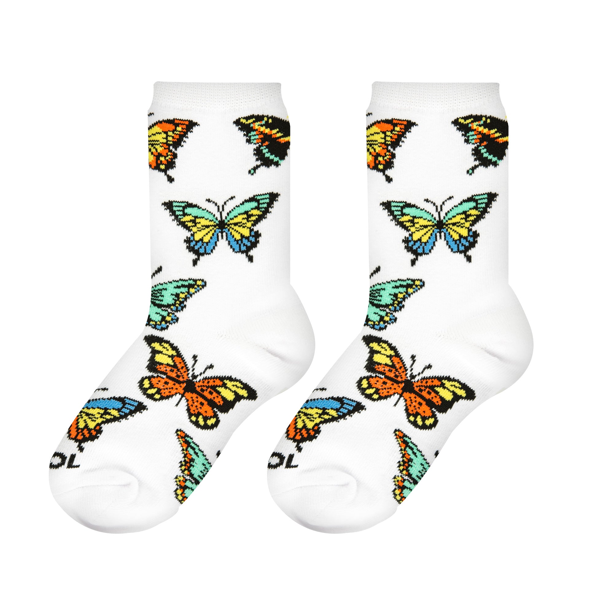 Butterflies Little Kids Crew Socks