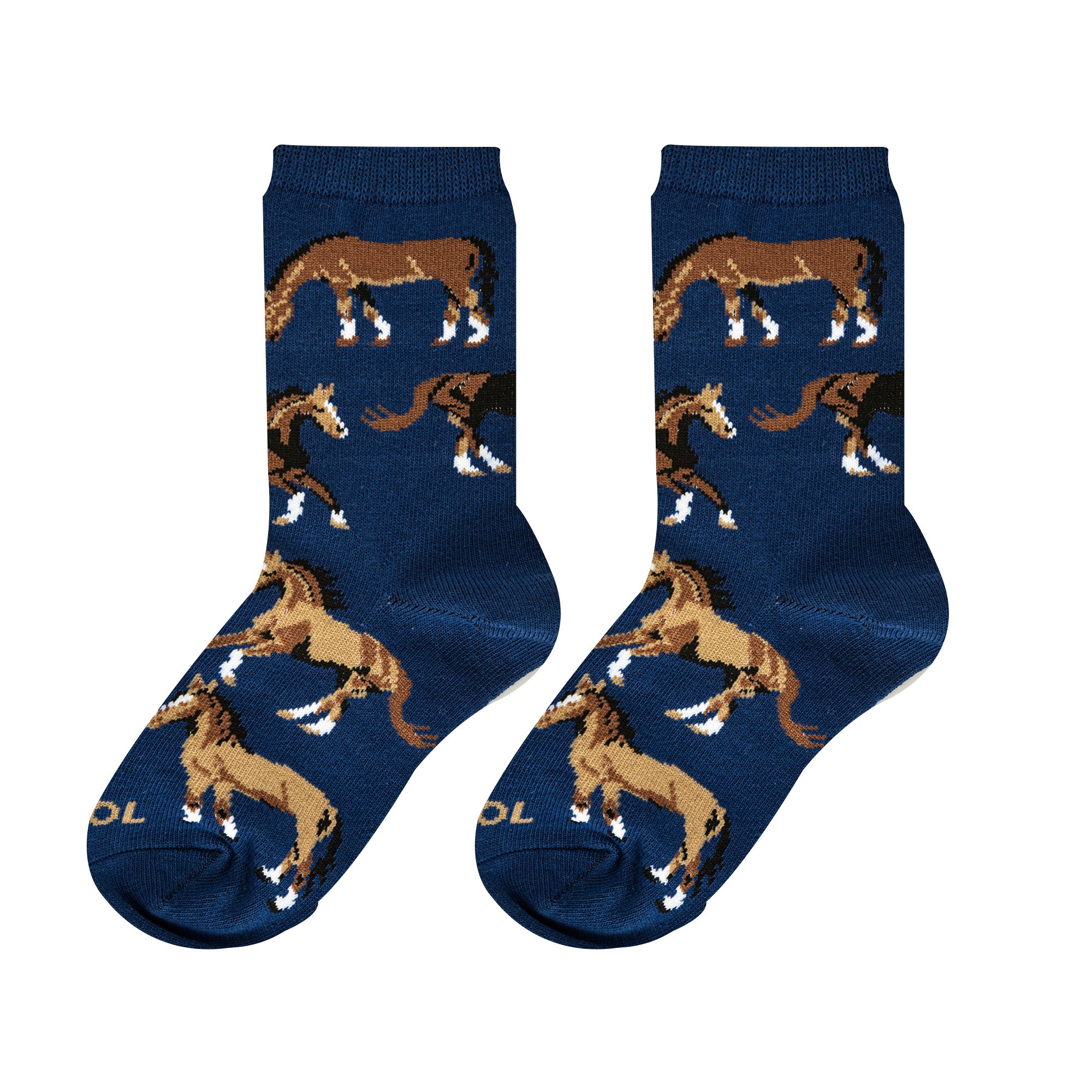 Horses Little Kids Crew Socks