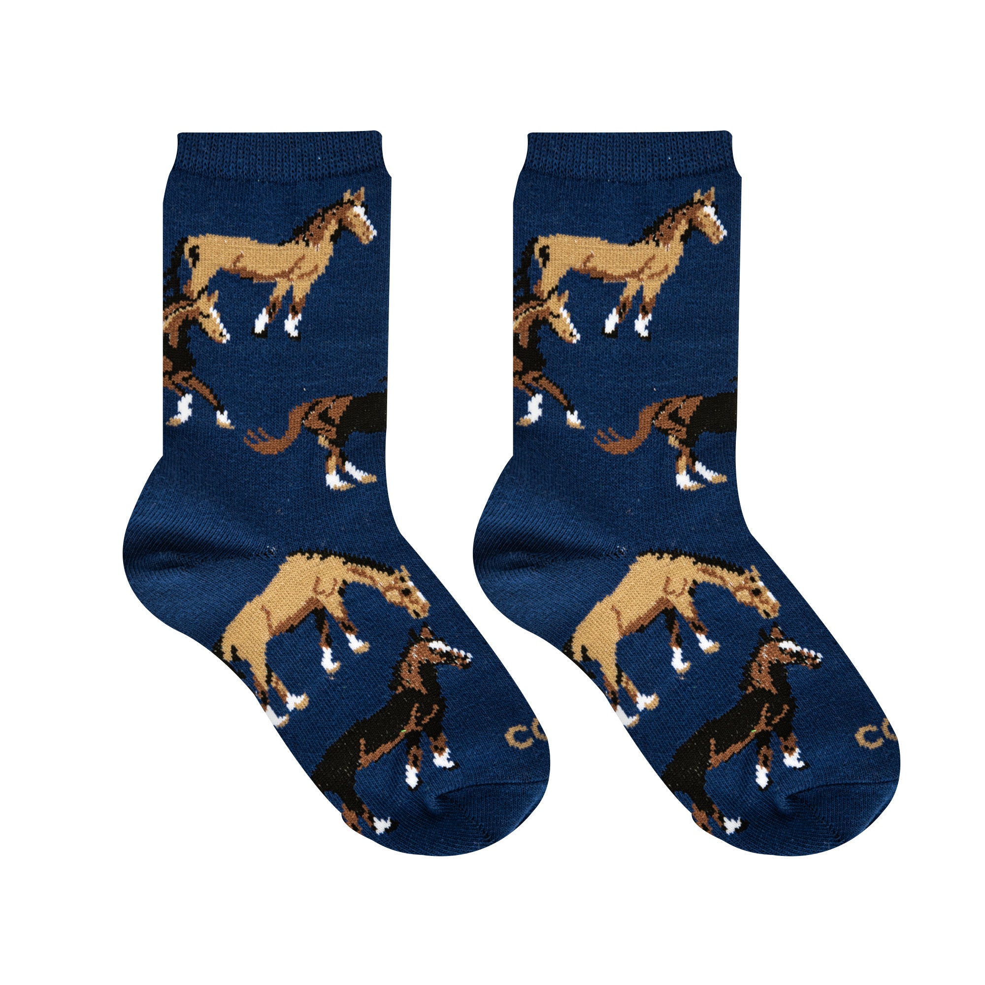 Horses Little Kids Crew Socks