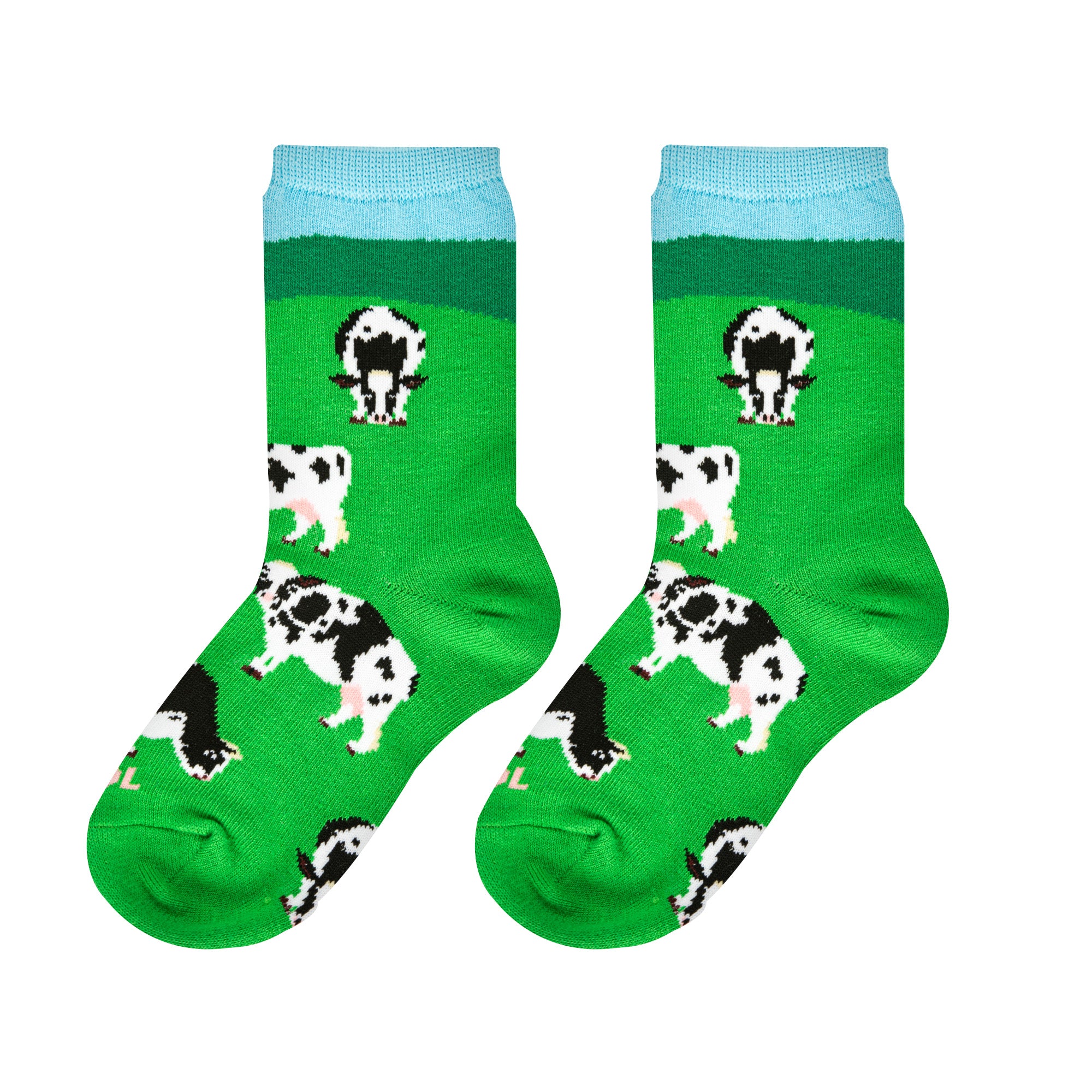 Cows Little Kids Crew Socks