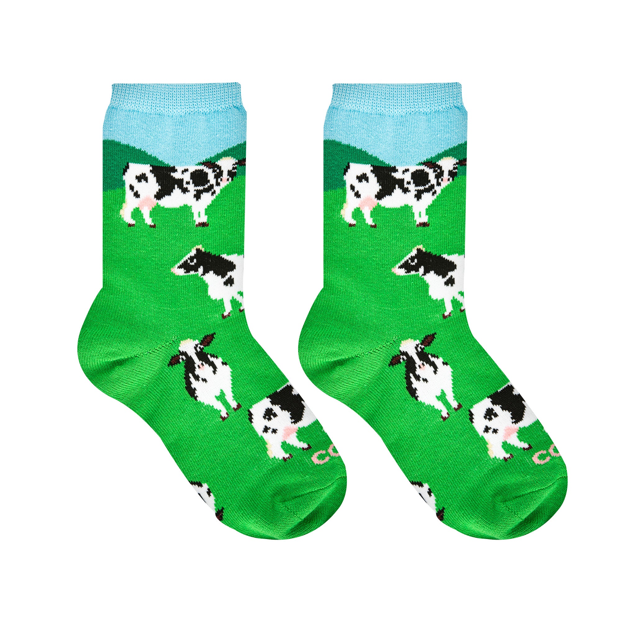Cows Little Kids Crew Socks