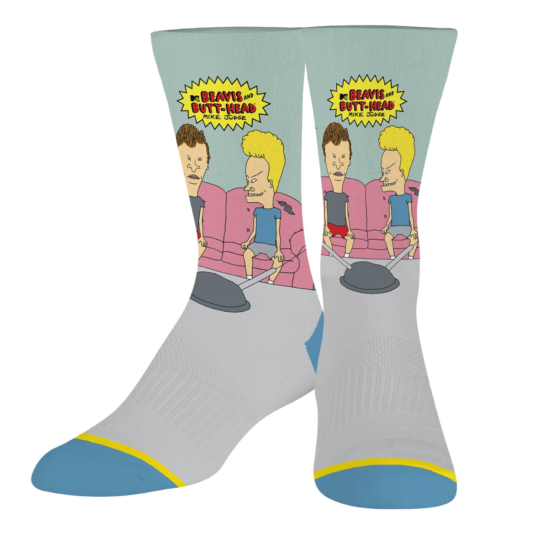 Beavis and Butt-Head Couch Men's Crew Socks