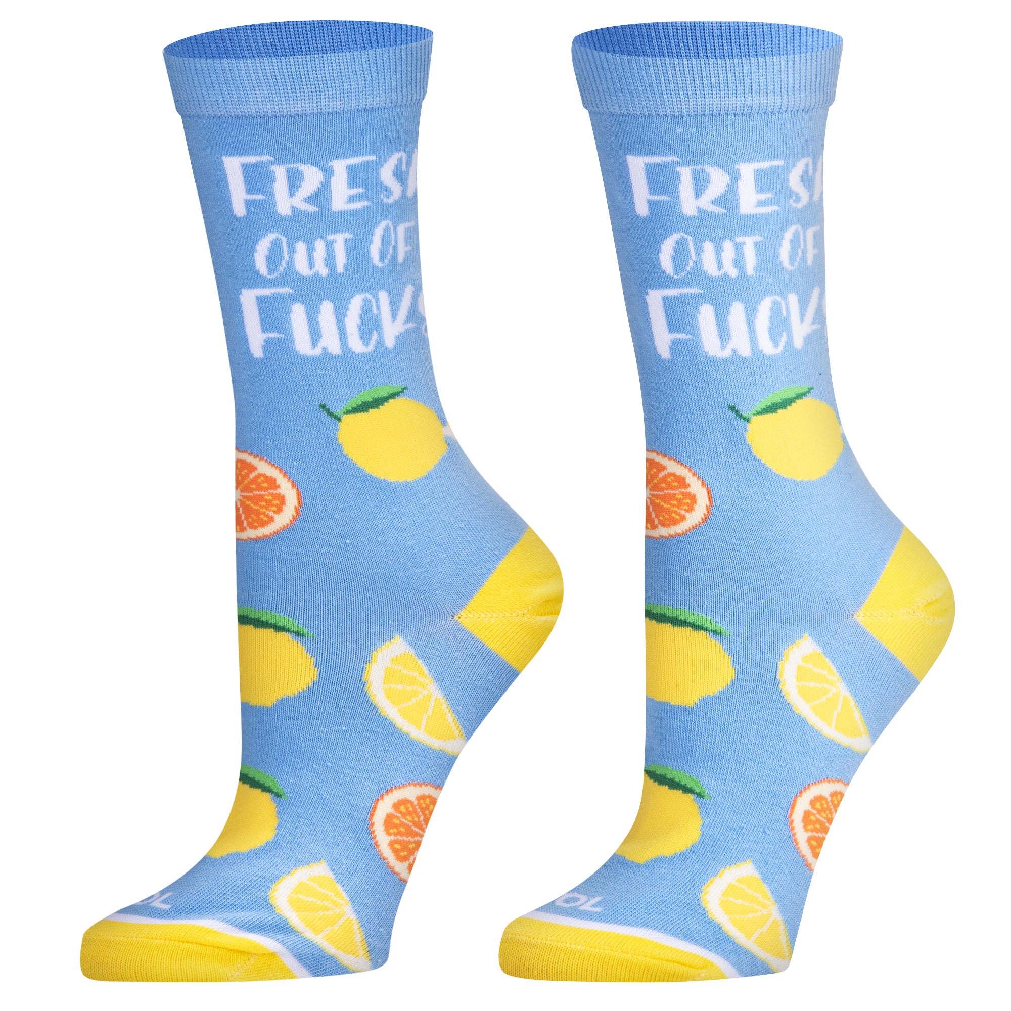 Fresh Out Of Fucks Women's Crew Socks