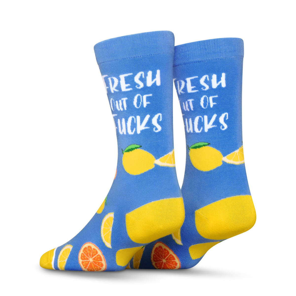 Fresh Out Of Fucks Women's Crew Socks