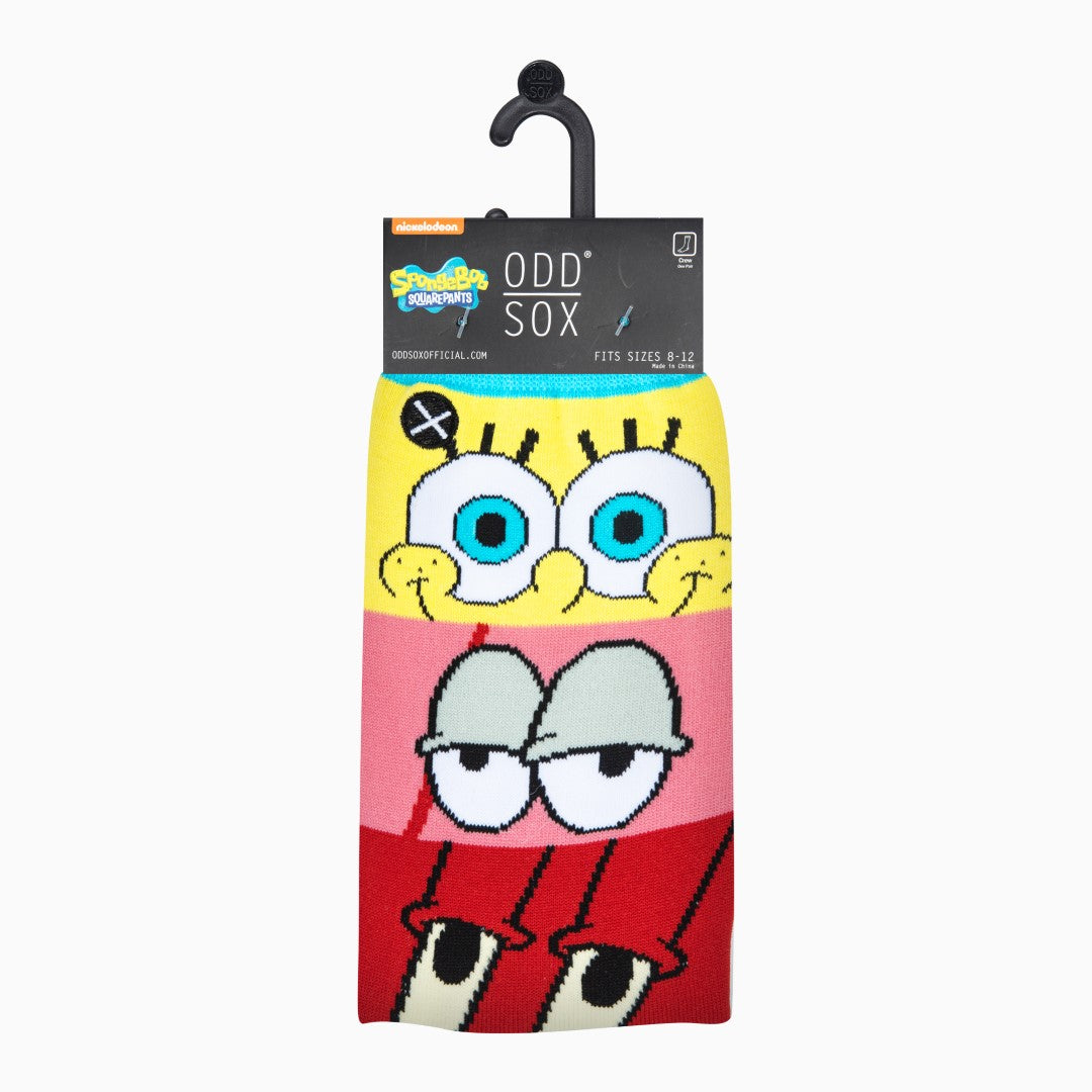 SpongeBob Mashup Men's Crew Socks