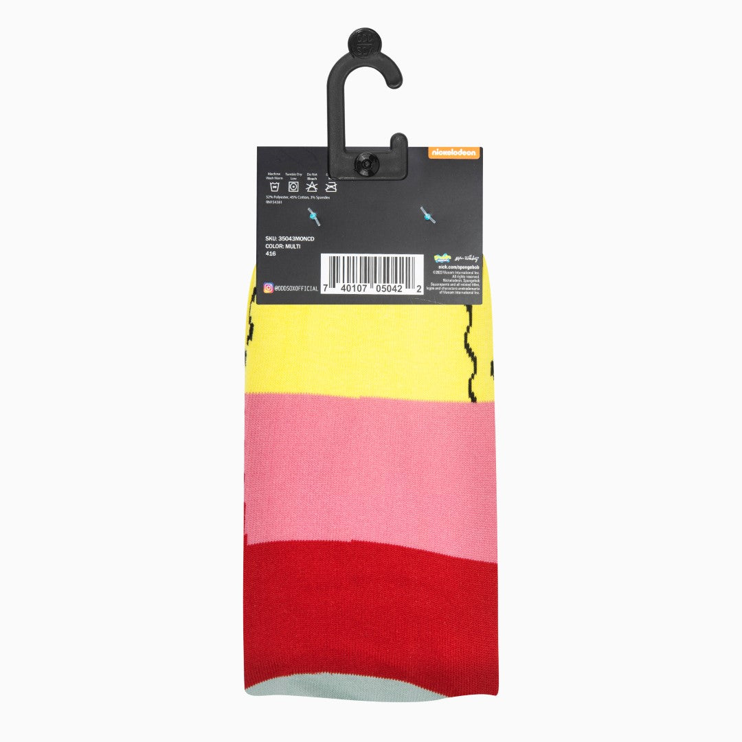 SpongeBob Mashup Men's Crew Socks