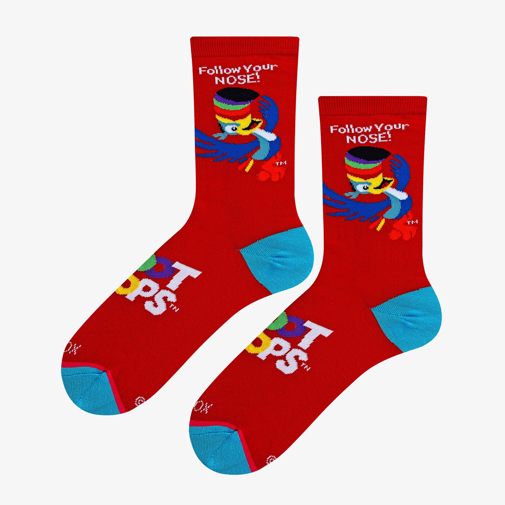 Follow Your Nose Red Women's Crew Socks