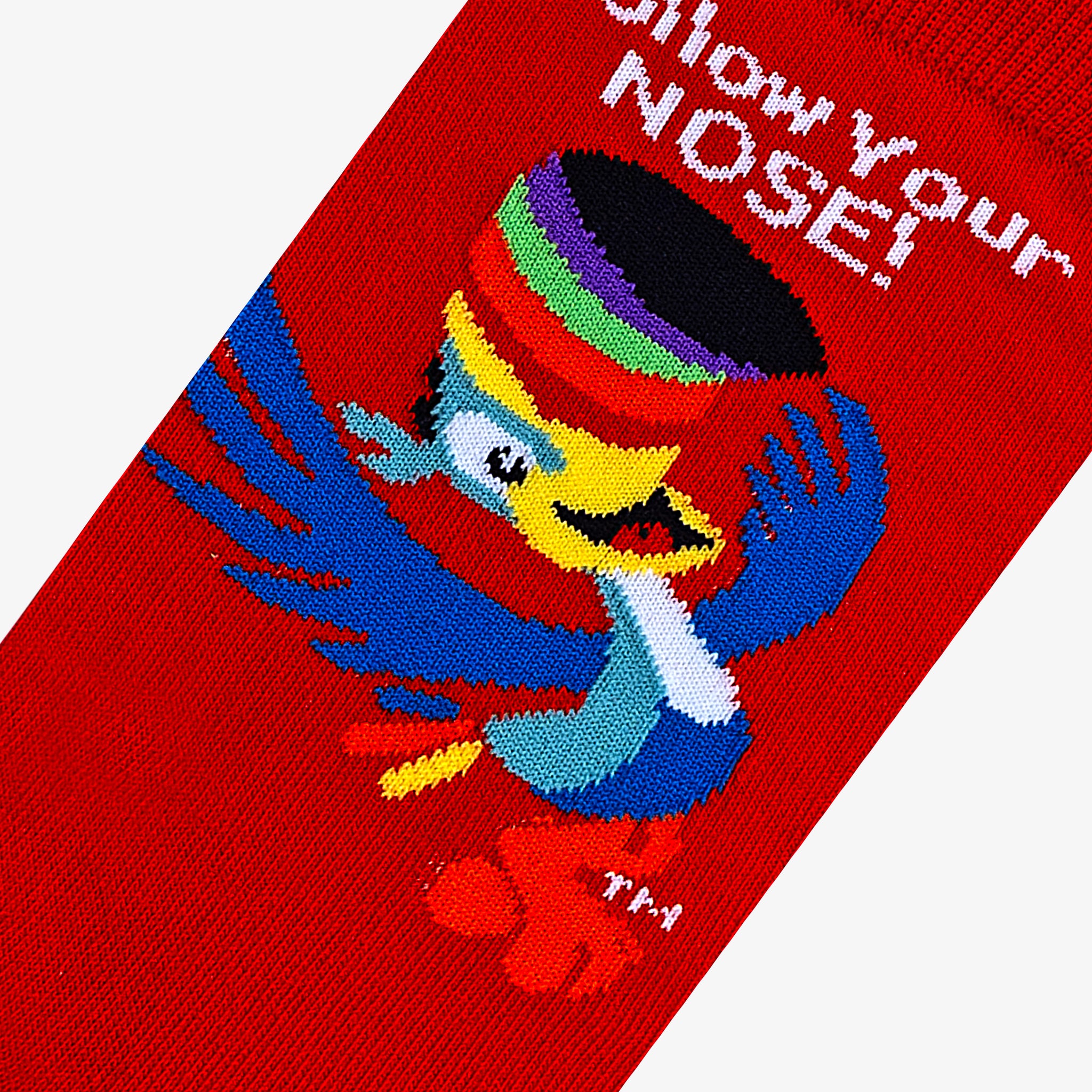 Follow Your Nose Red Women's Crew Socks