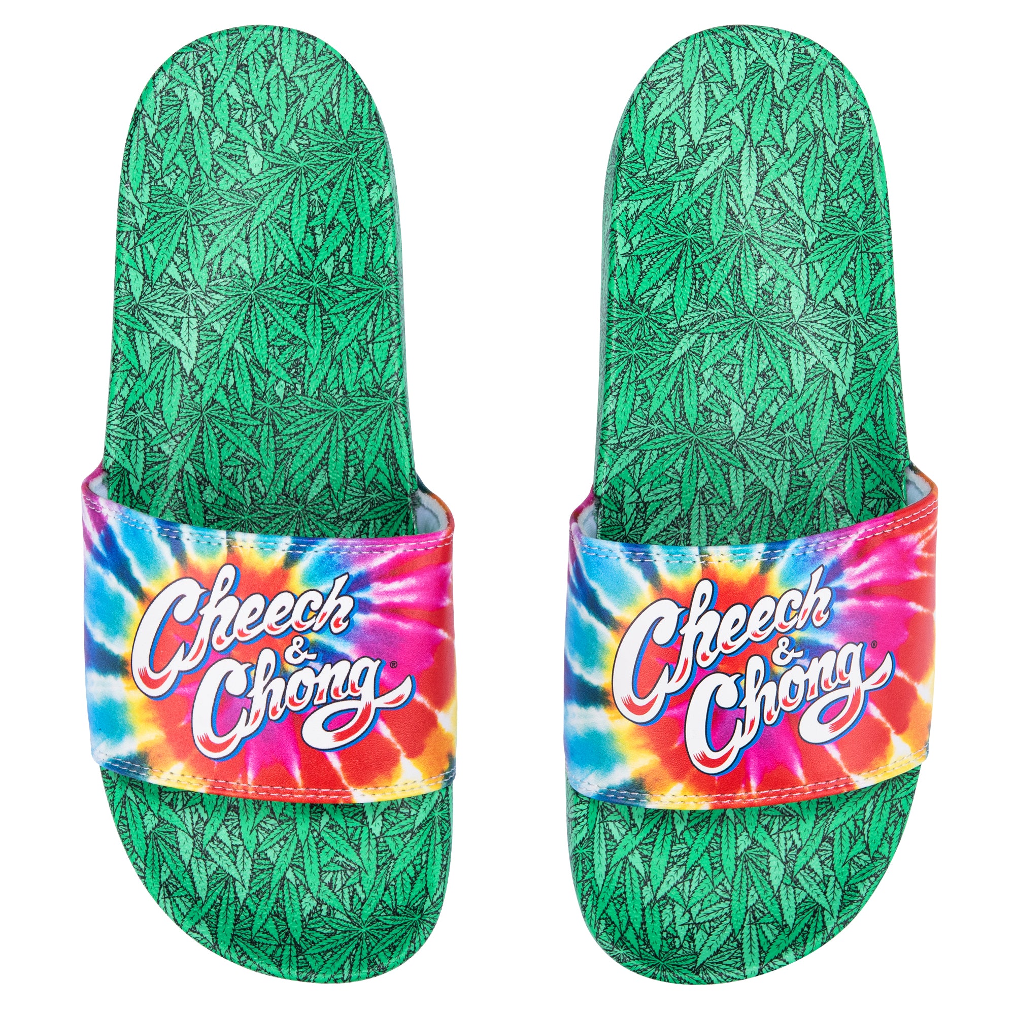 Cheech & Chong Tie Dye Slides