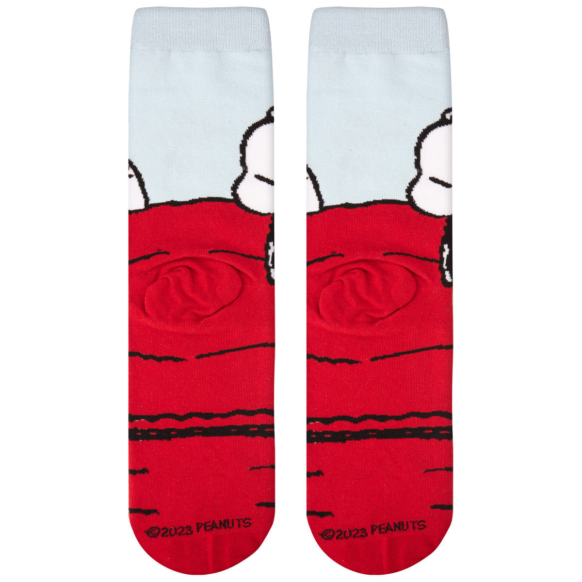 Snoopy & Woodstock On The Dog House Crew Socks