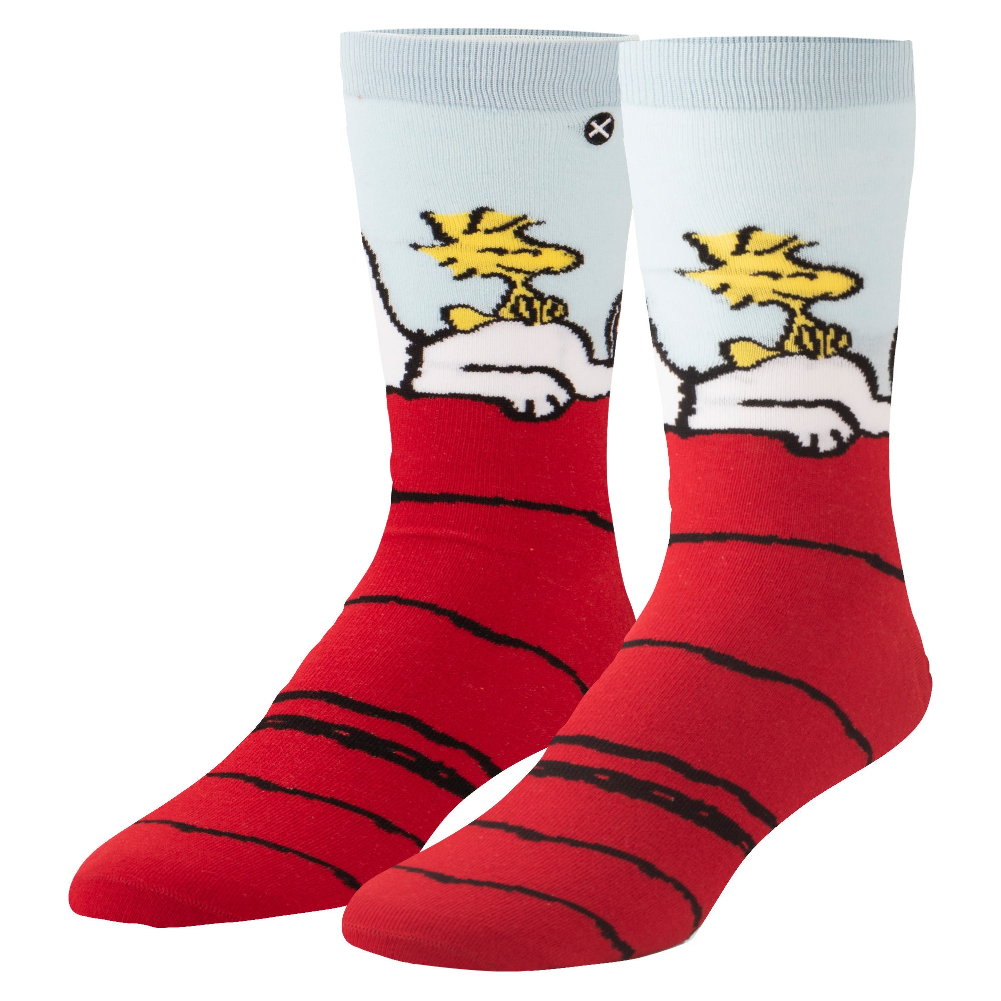 Snoopy & Woodstock On The Dog House Crew Socks