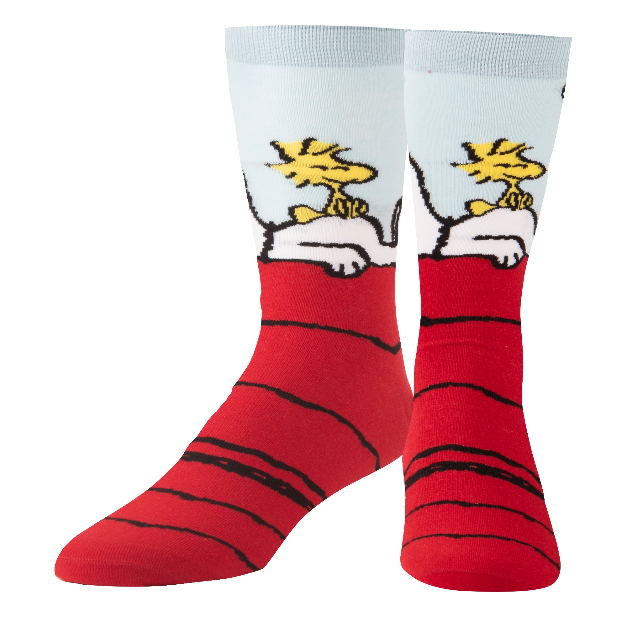 Snoopy & Woodstock On The Dog House Crew Socks