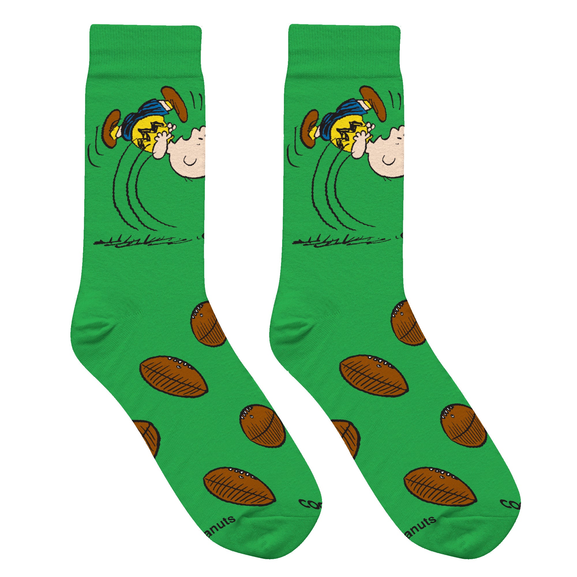 Charlie Brown Football Men's Crew Socks