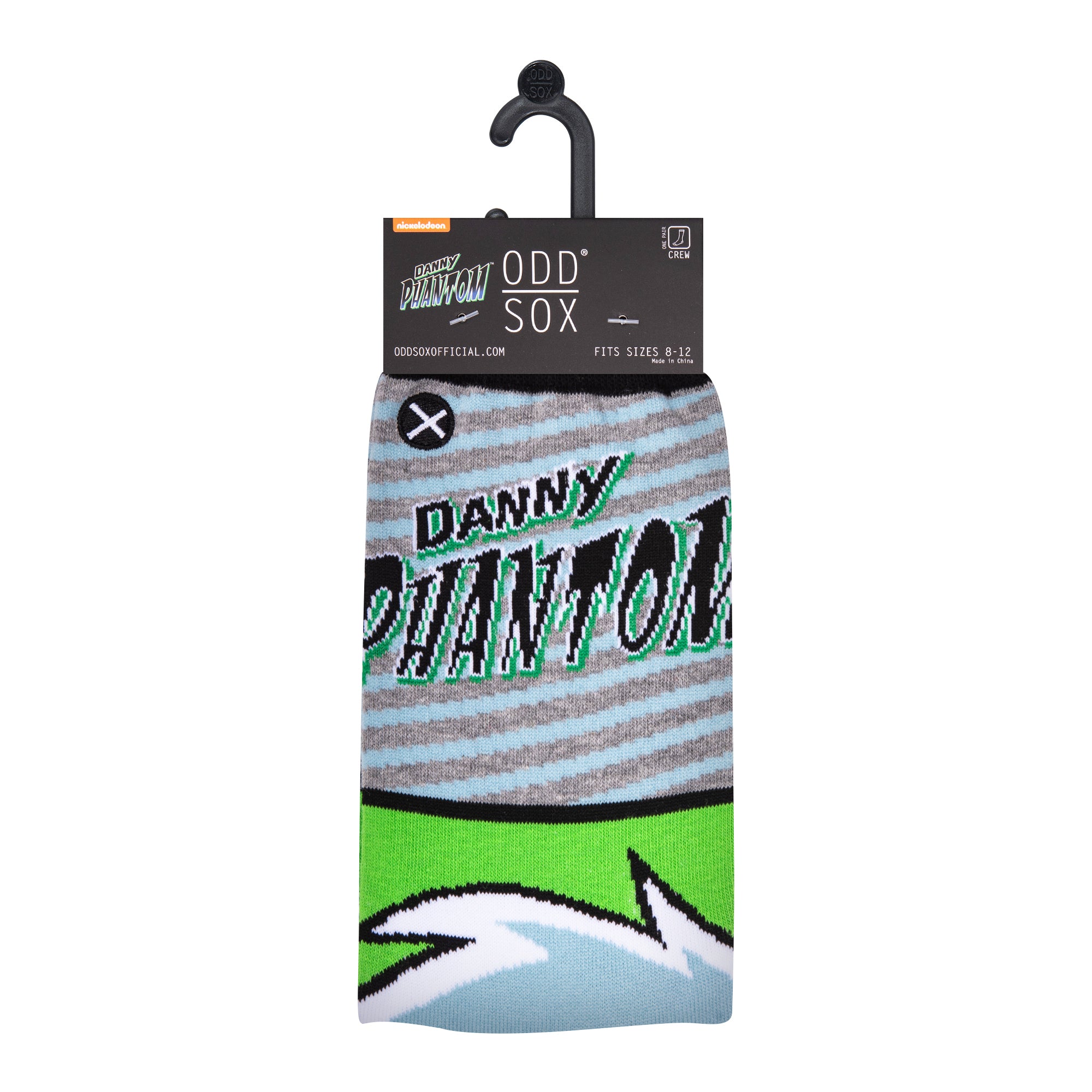 Danny Phantom Big Head Men's Crew Socks