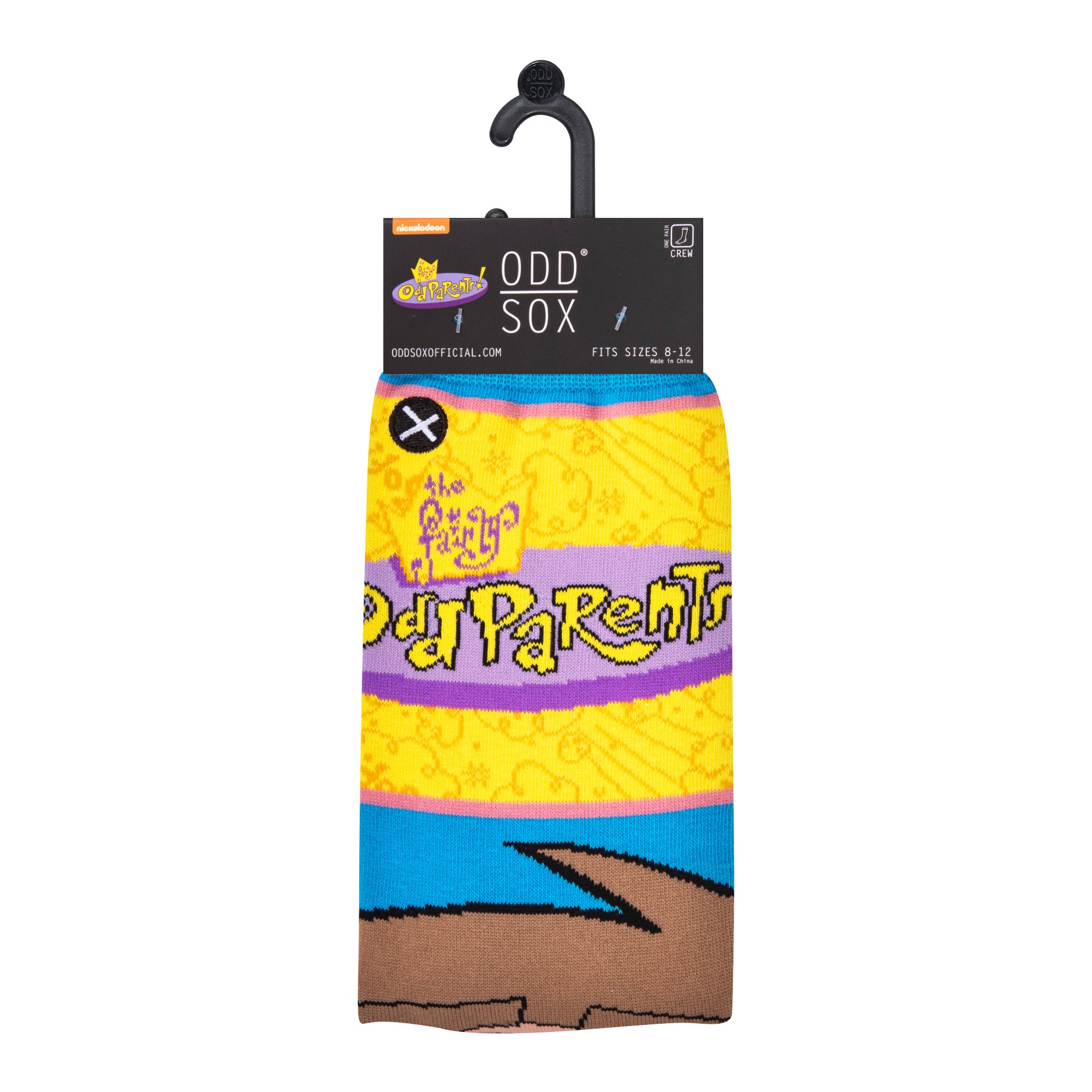 Fairly Odd Parents Big Head Men's Crew Socks