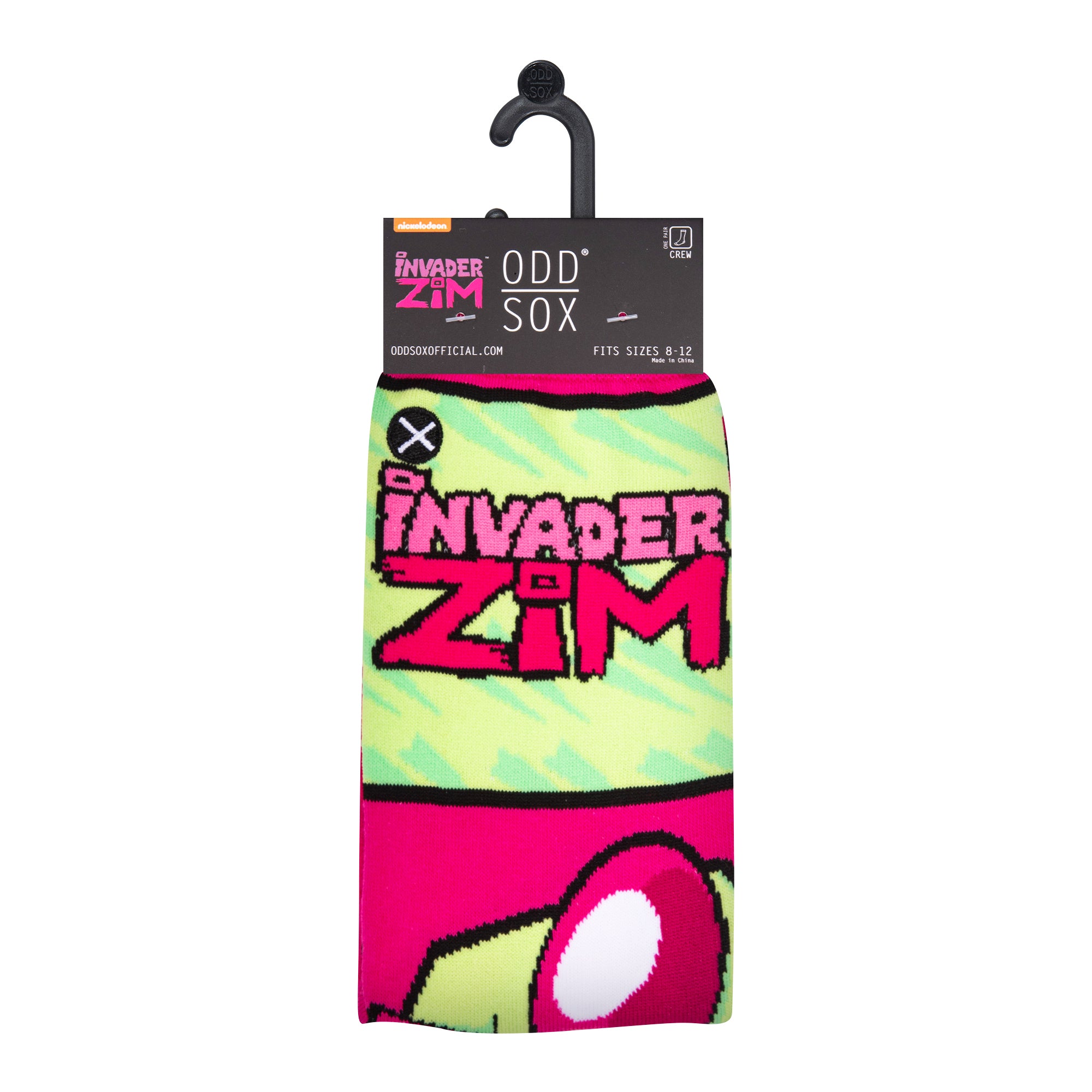 Invader Zim Big Head Men's Crew Socks