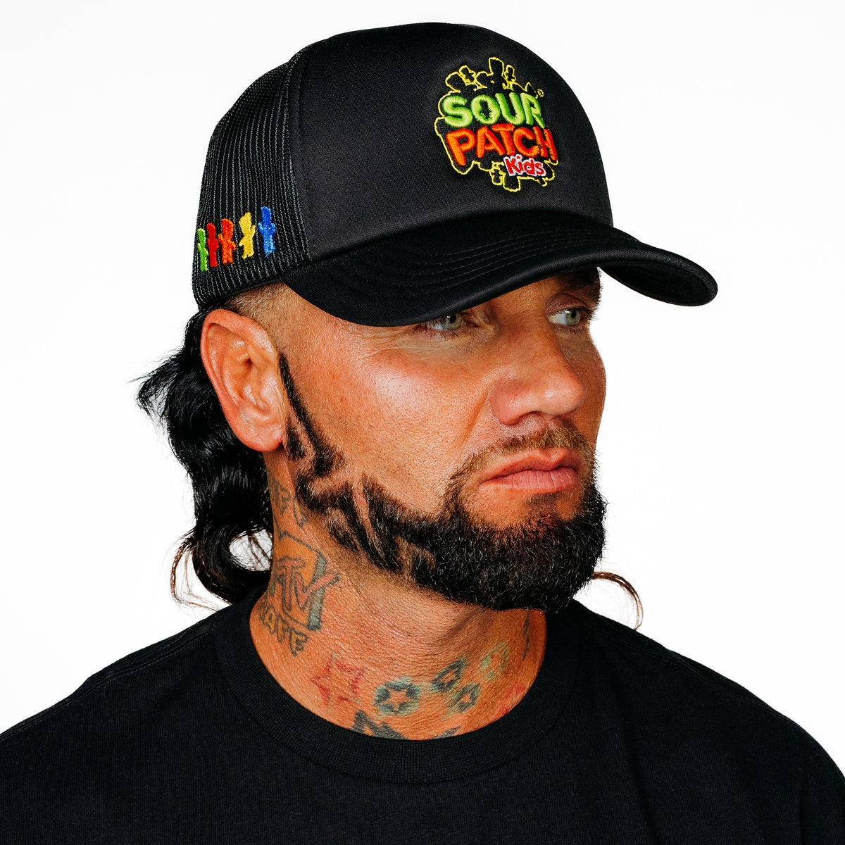 Sour Patch Kids Black Trucker Hat
