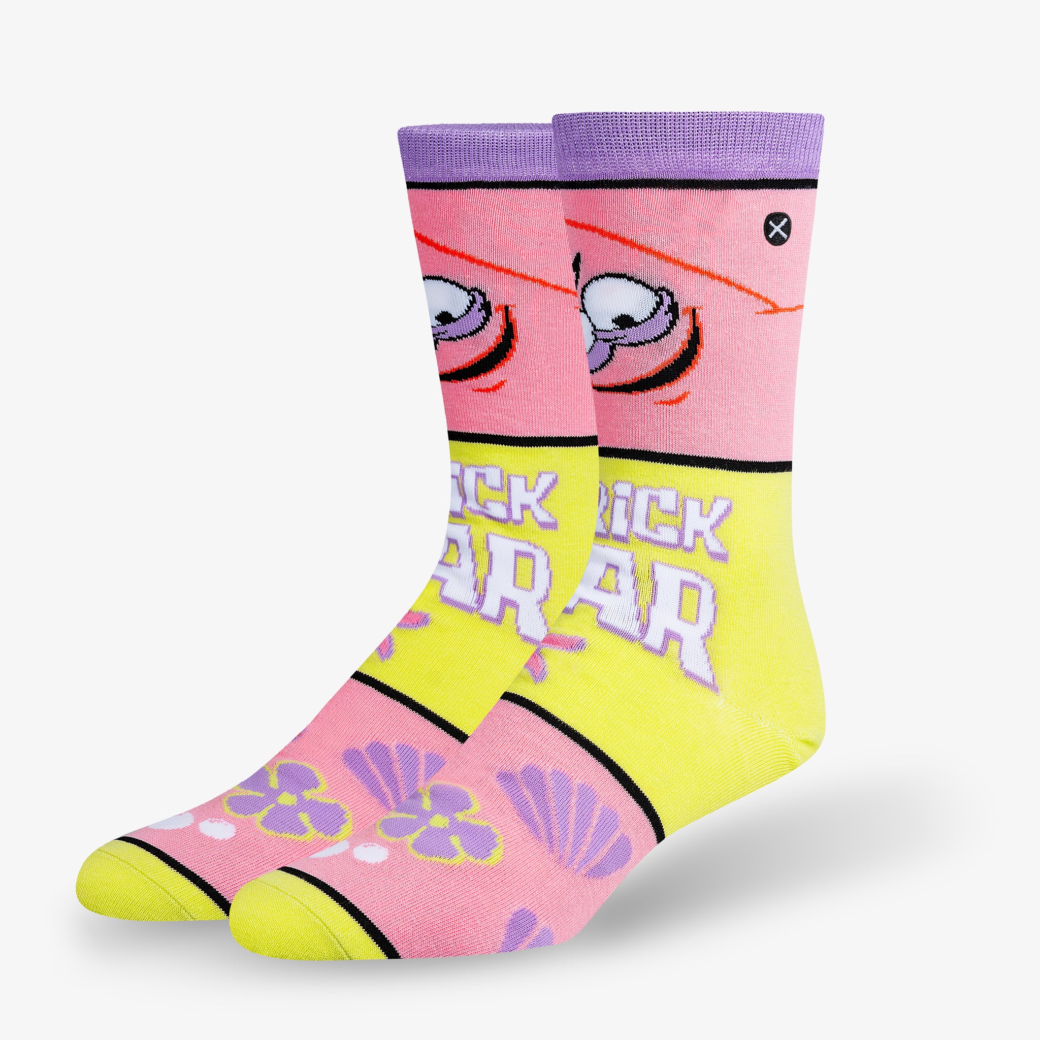Patrick Star Mash-Up Men's Crew Socks