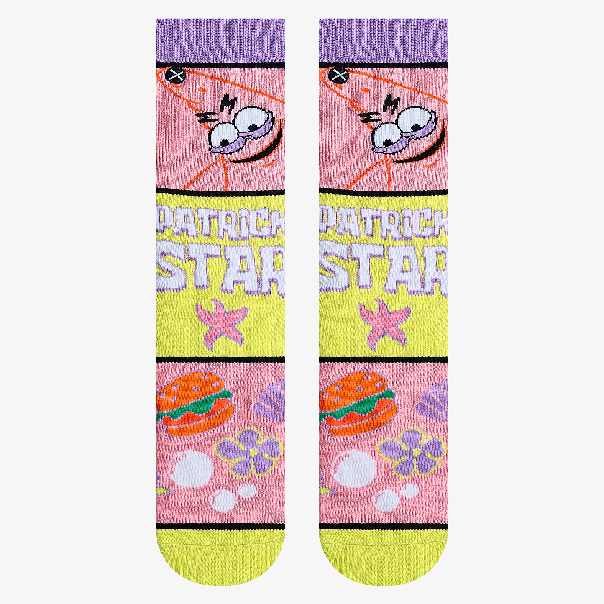 Patrick Star Mash-Up Men's Crew Socks