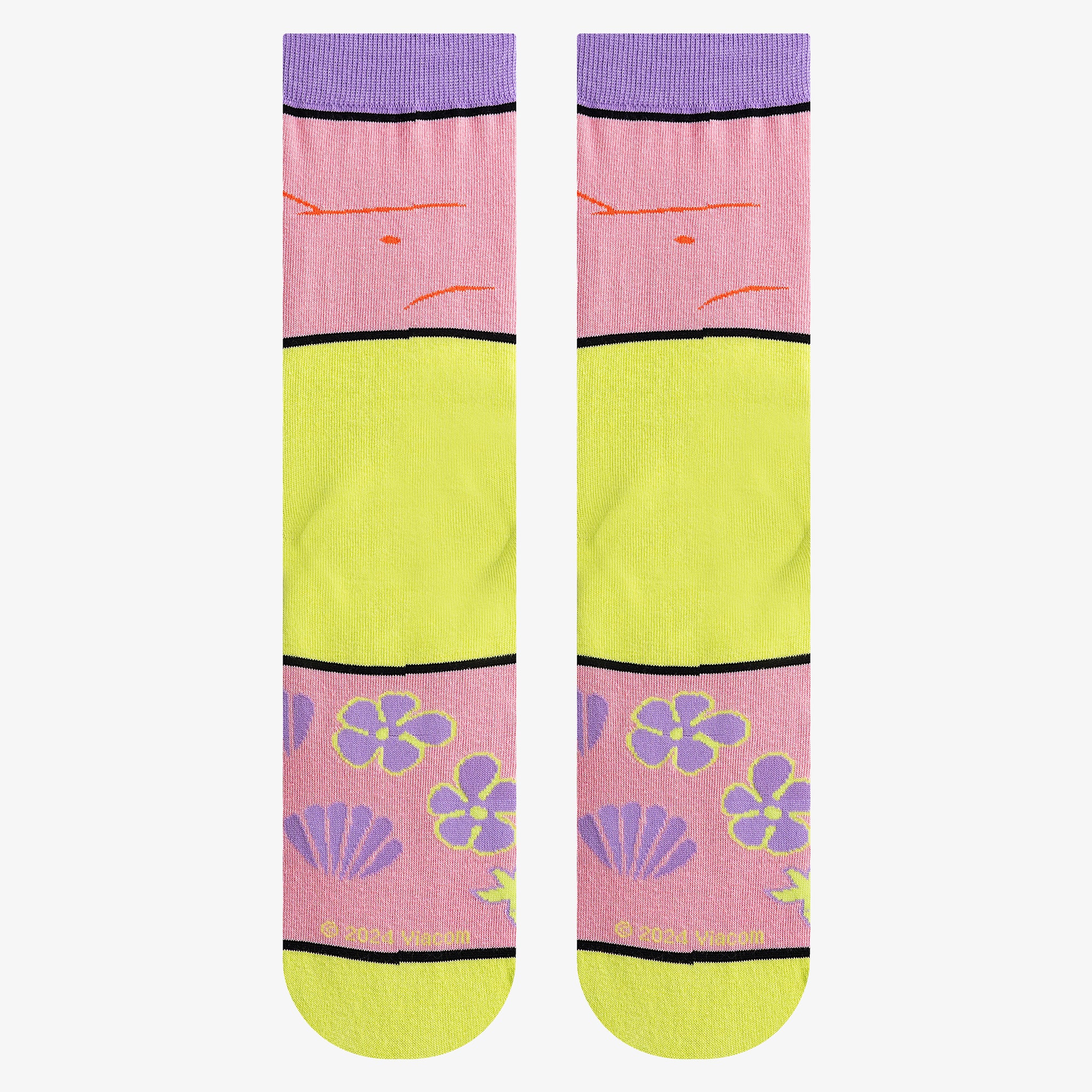 Patrick Star Mash-Up Men's Crew Socks