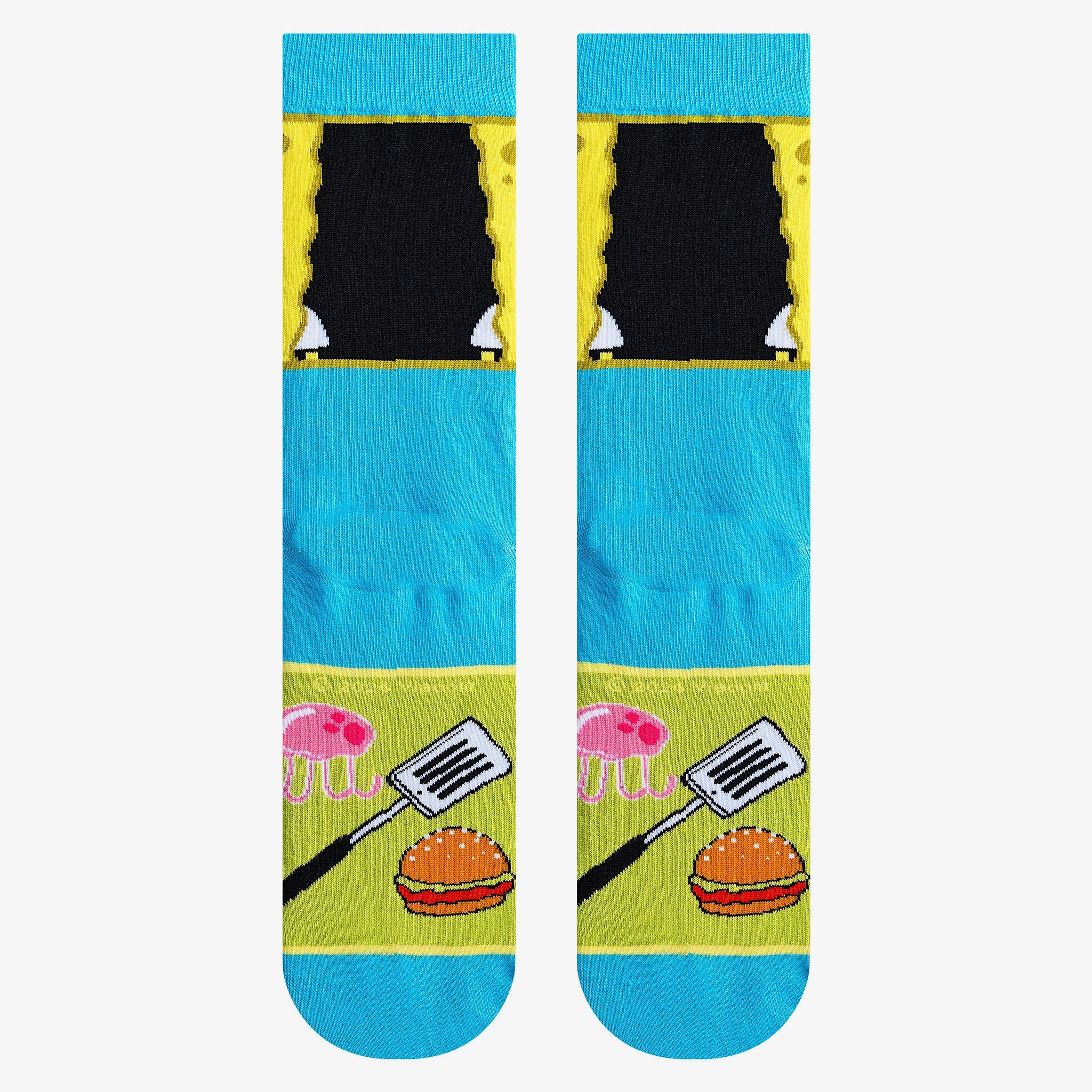 SpongeBob Mash-Up Men's Crew Socks