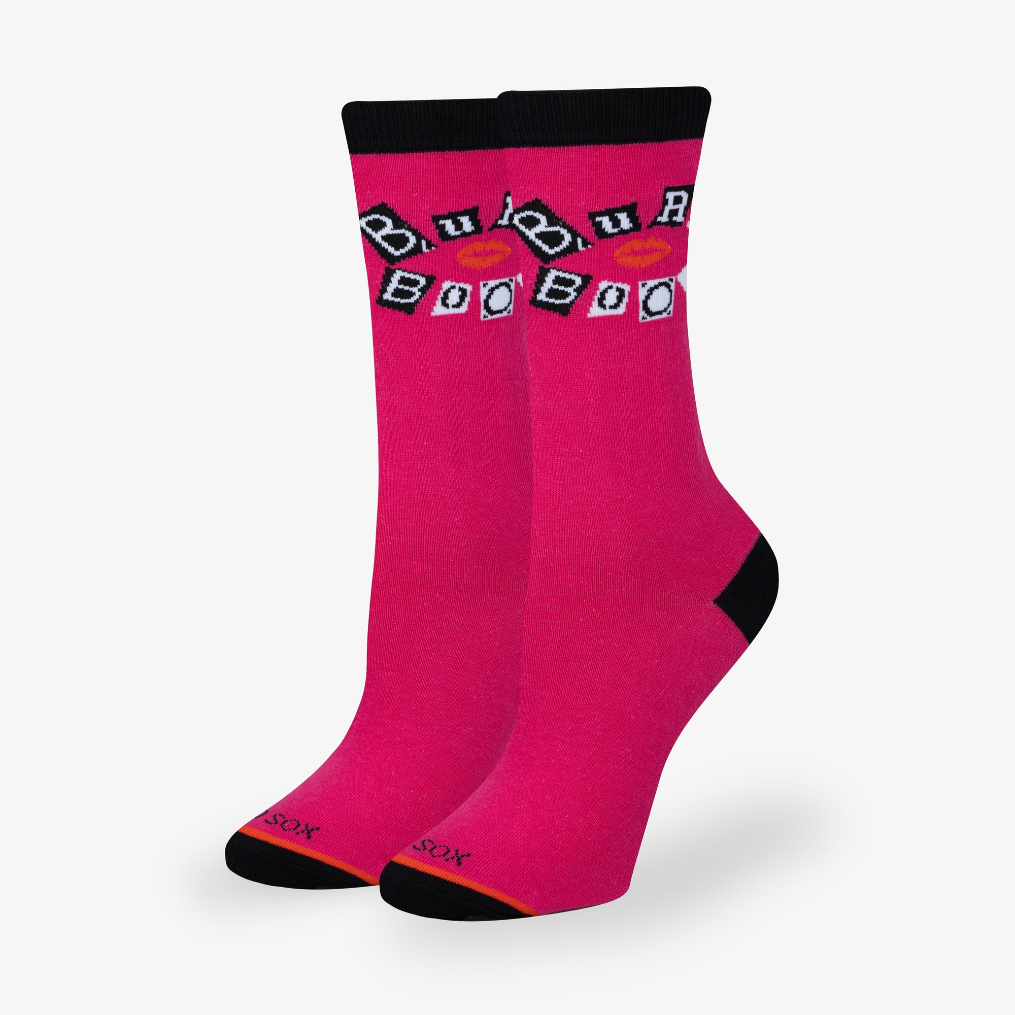 Burn Book Pink Women's Crew Socks