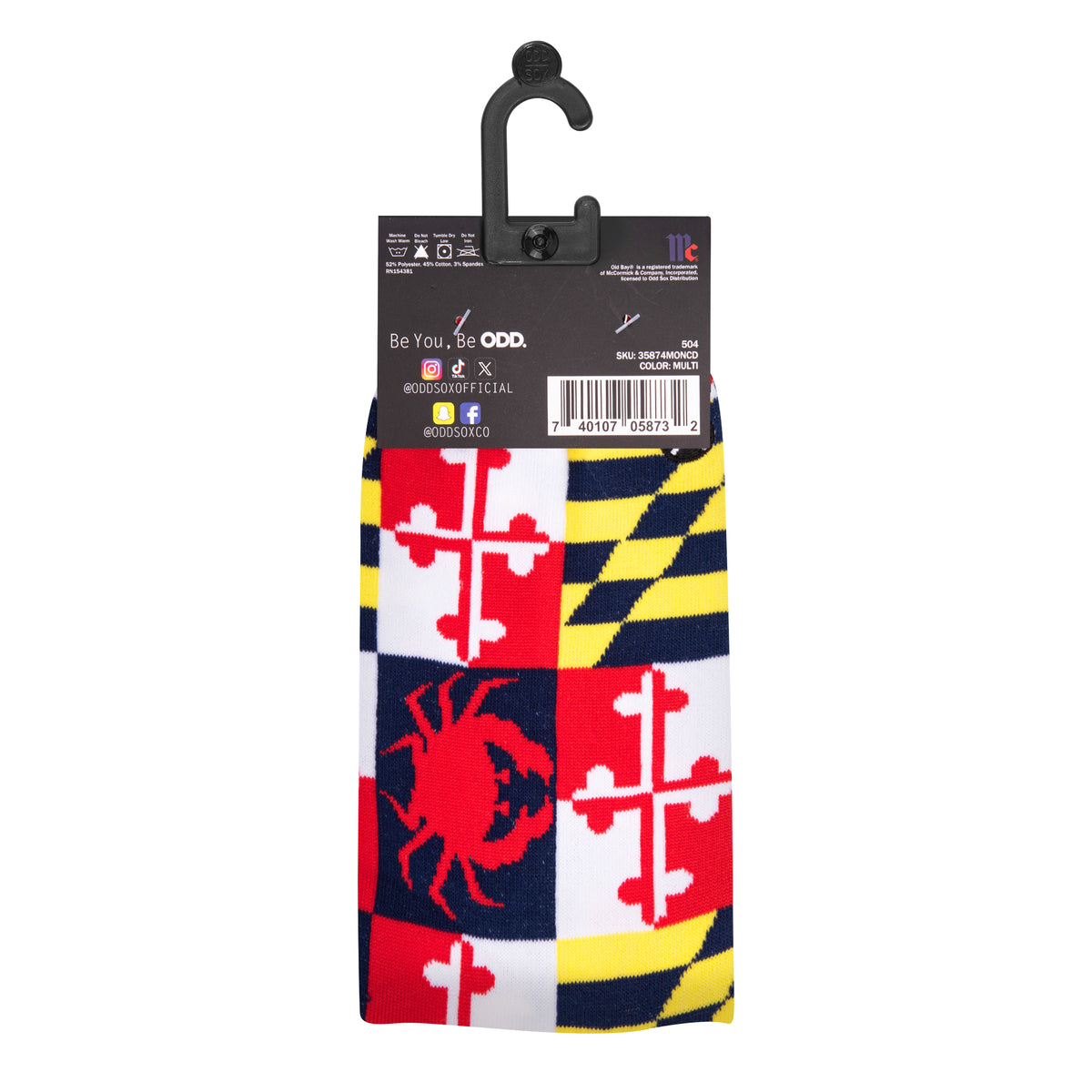 Old Bay Split Men's Crew Socks